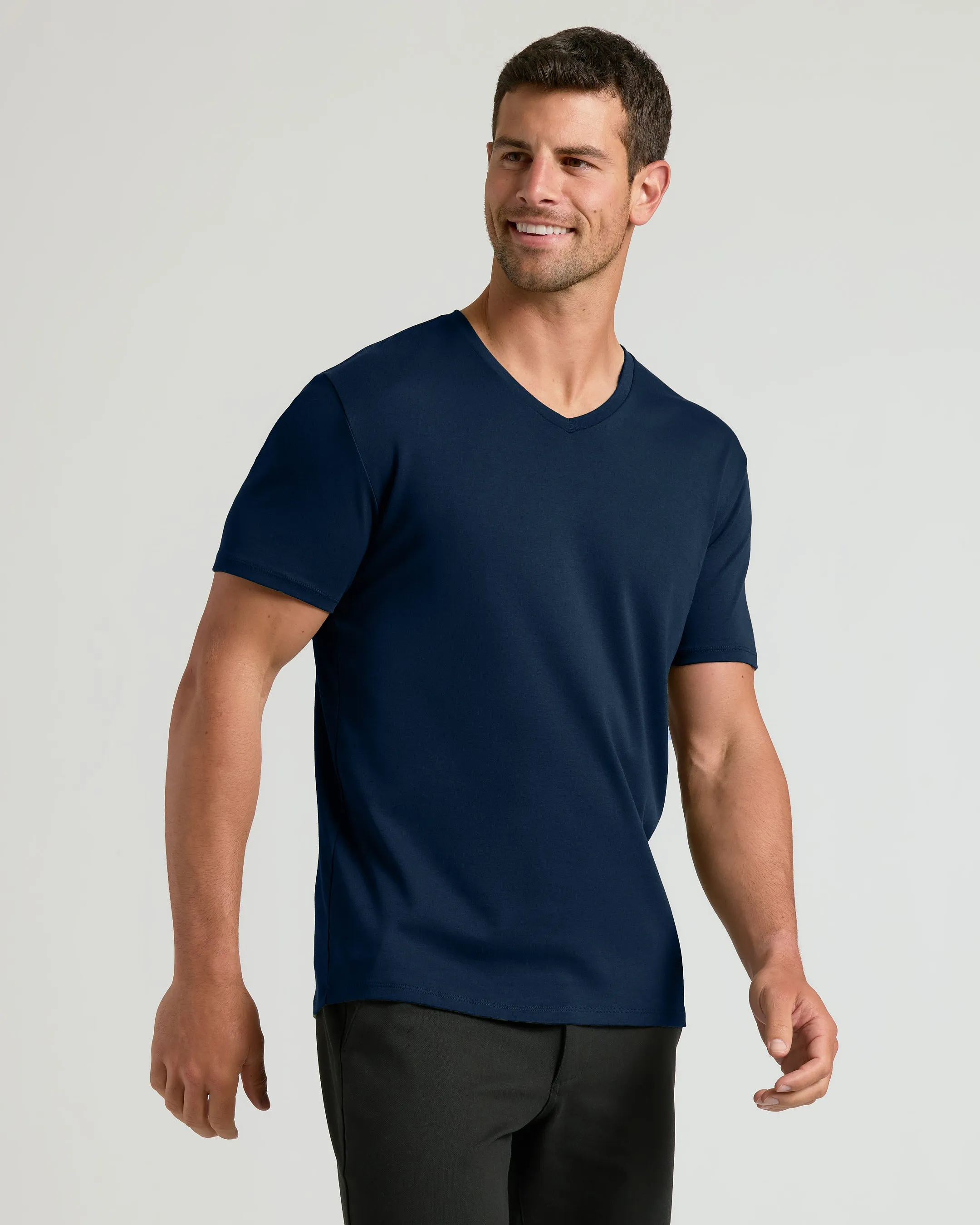 The Core Pima V-Neck 4-Pack sold by True Classic product image thumbnail 2