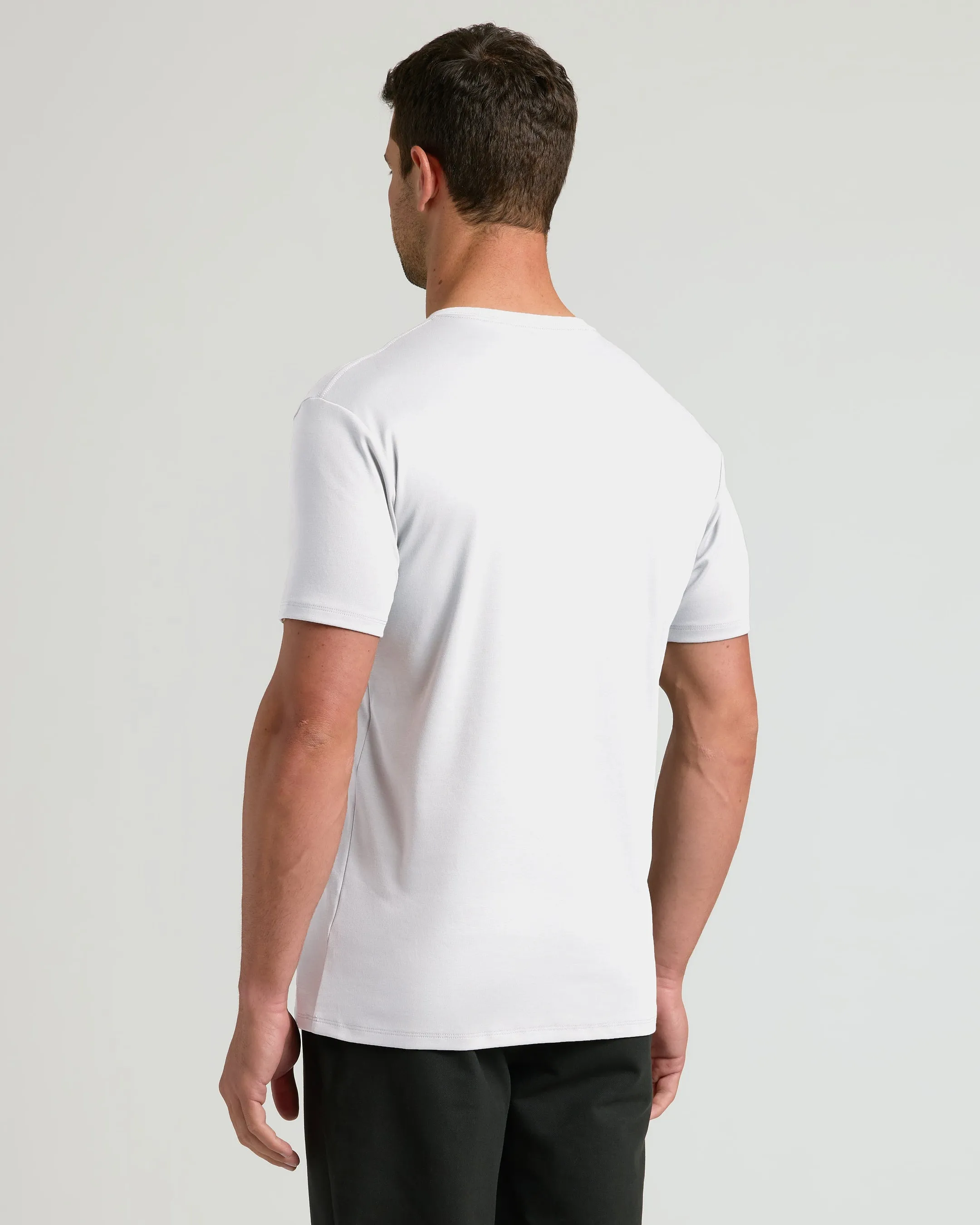 White Premium Pima V-Neck 2-Pack sold by True Classic product image thumbnail 3