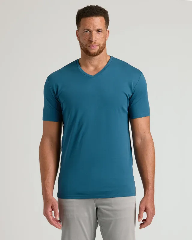 Lagoon Tall Premium Pima V-Neck sold by True Classic