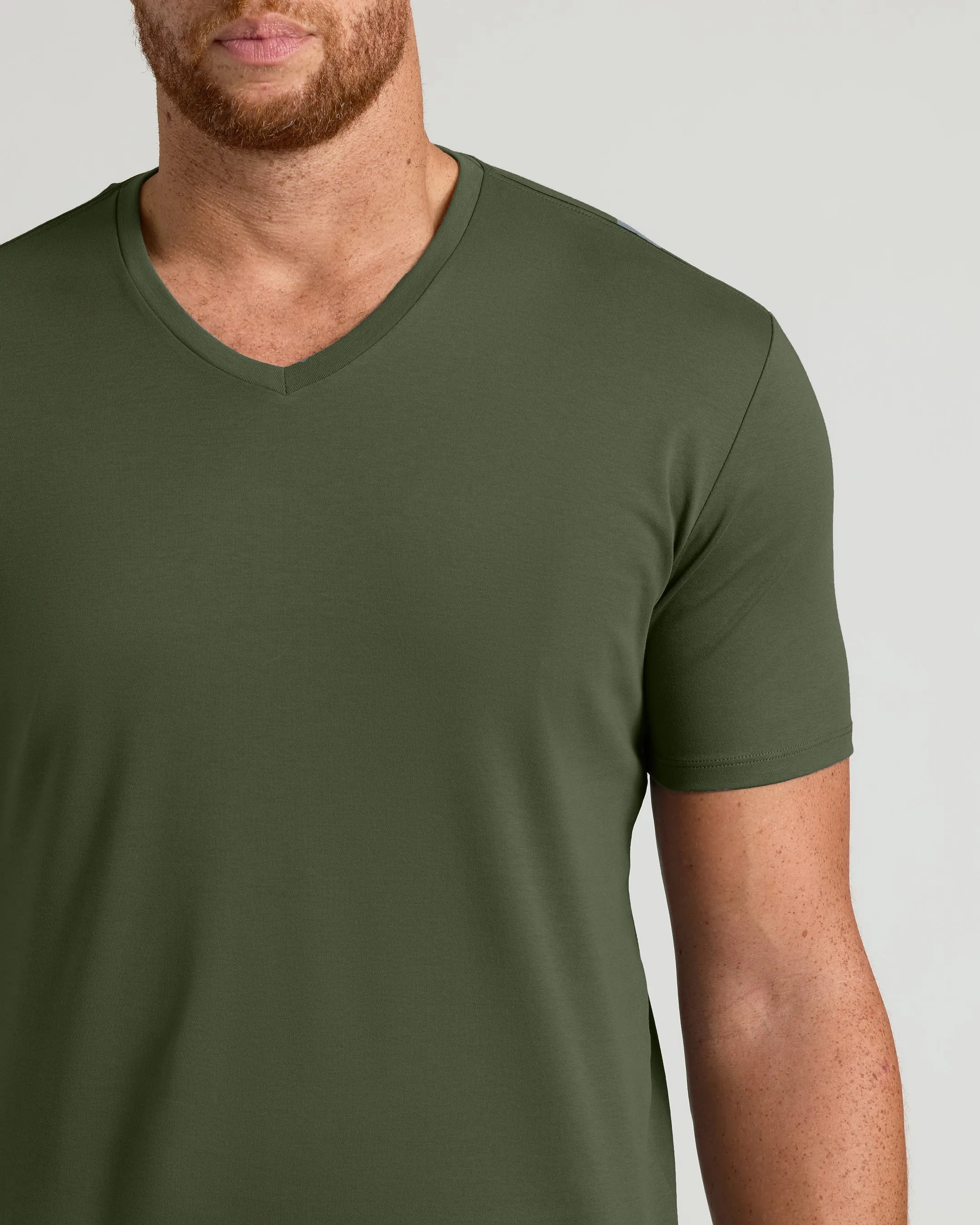 Grove Tall Premium Pima V-Neck sold by True Classic product image thumbnail 4