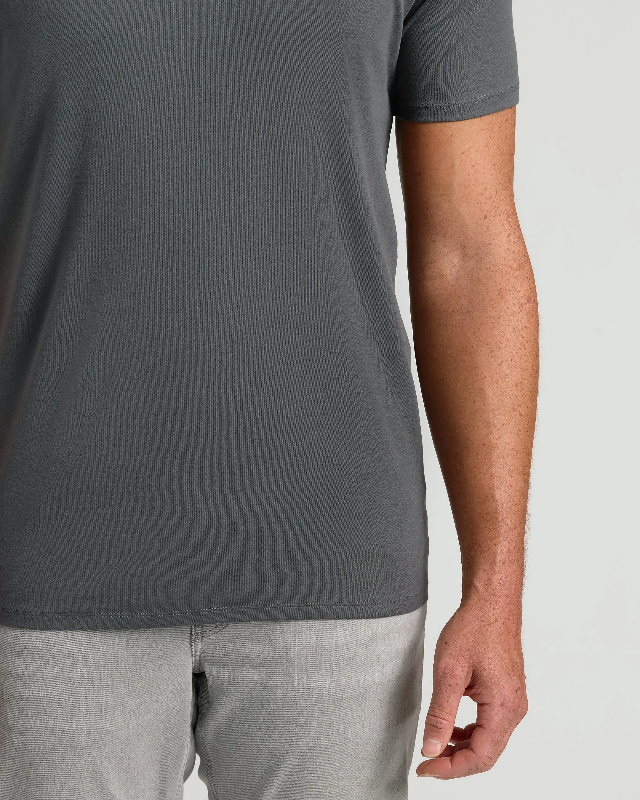 Carbon Tall Premium Pima V-Neck sold by True Classic product image thumbnail 5