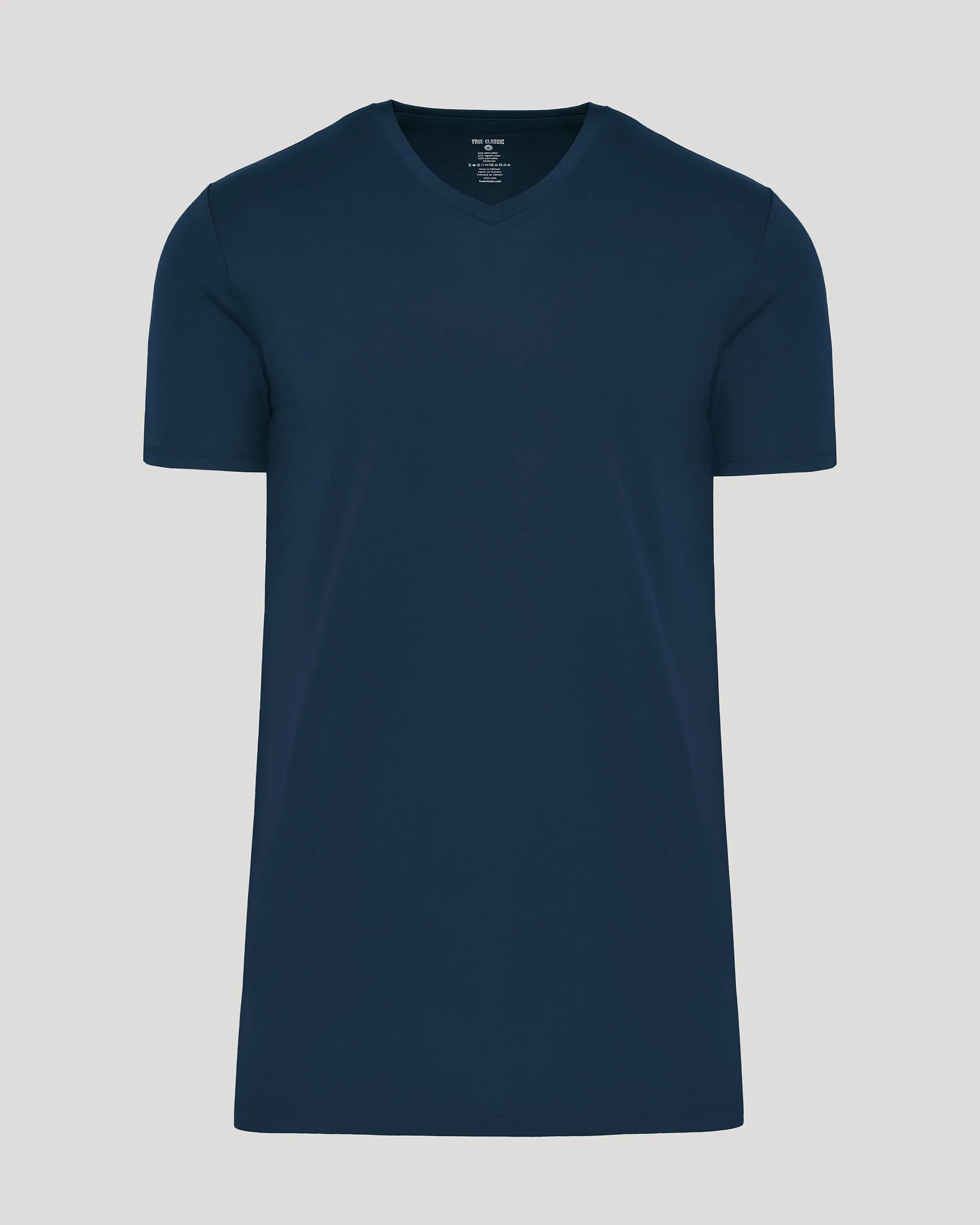 Navy Tall Premium Pima V-Neck sold by True Classic product image thumbnail 2