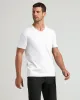 White Pima V-Neck sold by True Classic