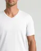 White Pima V-Neck sold by True Classic