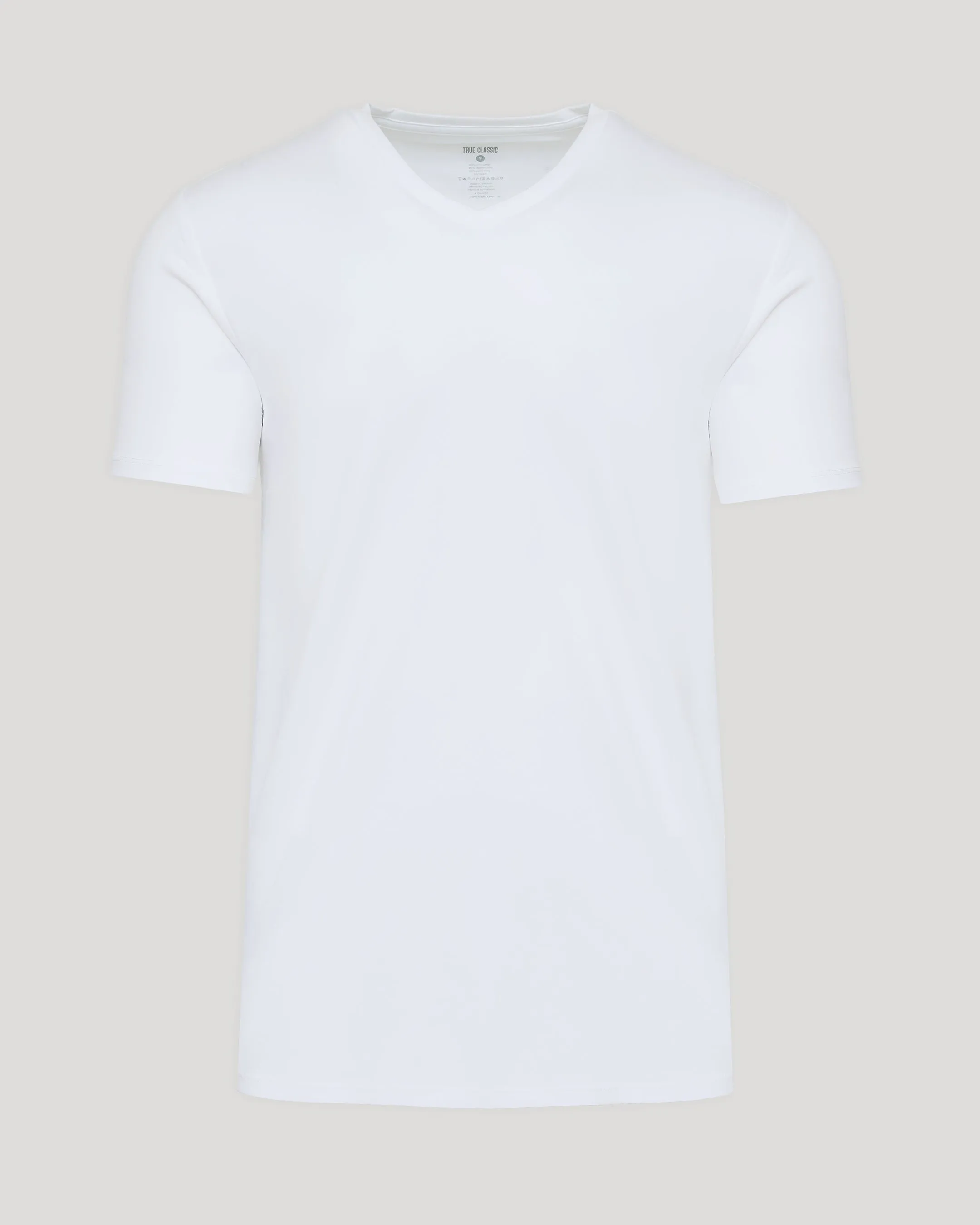 White Premium Pima V-Neck sold by True Classic product image thumbnail 2