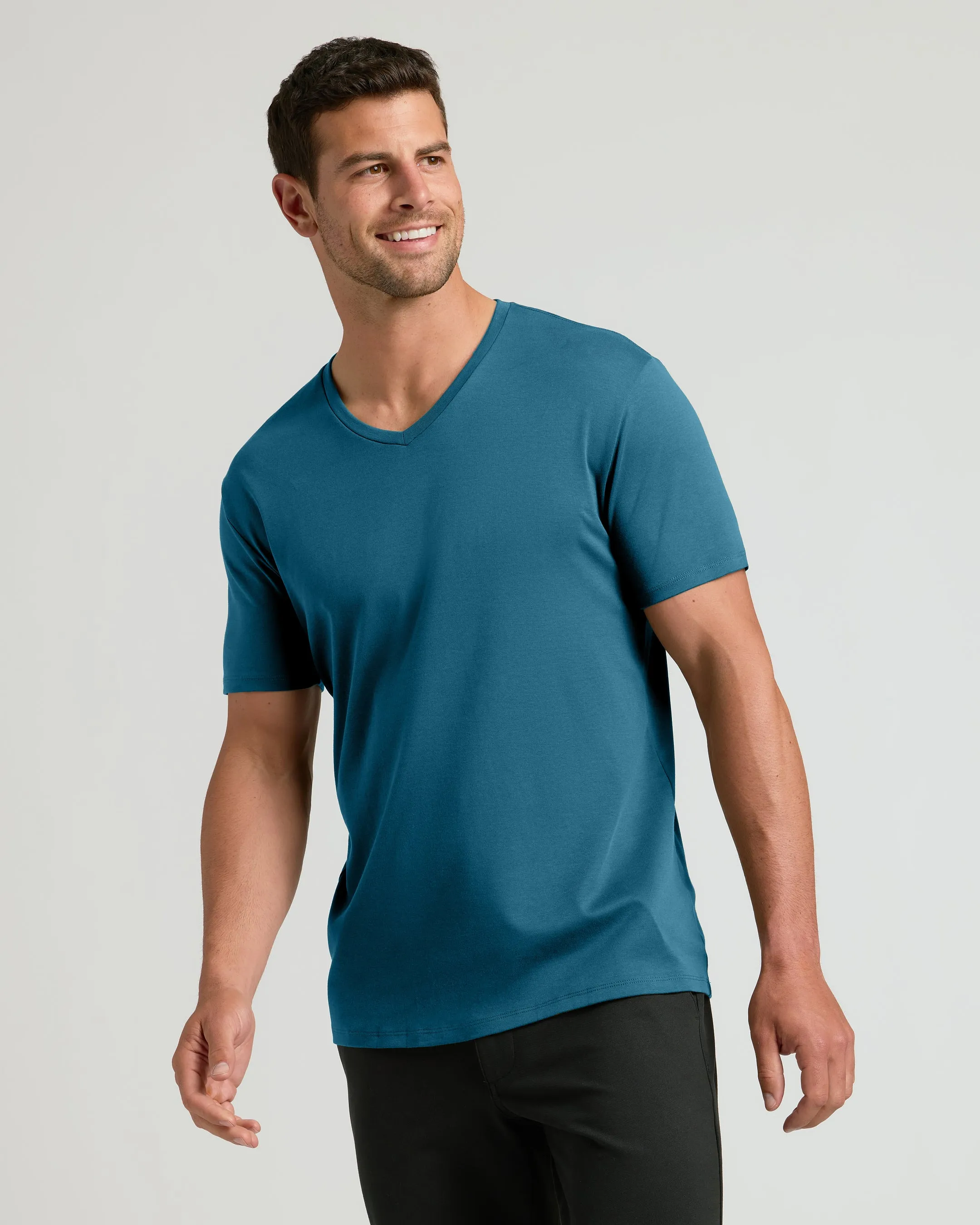 Lagoon Premium Pima V-Neck sold by True Classic product image thumbnail 4