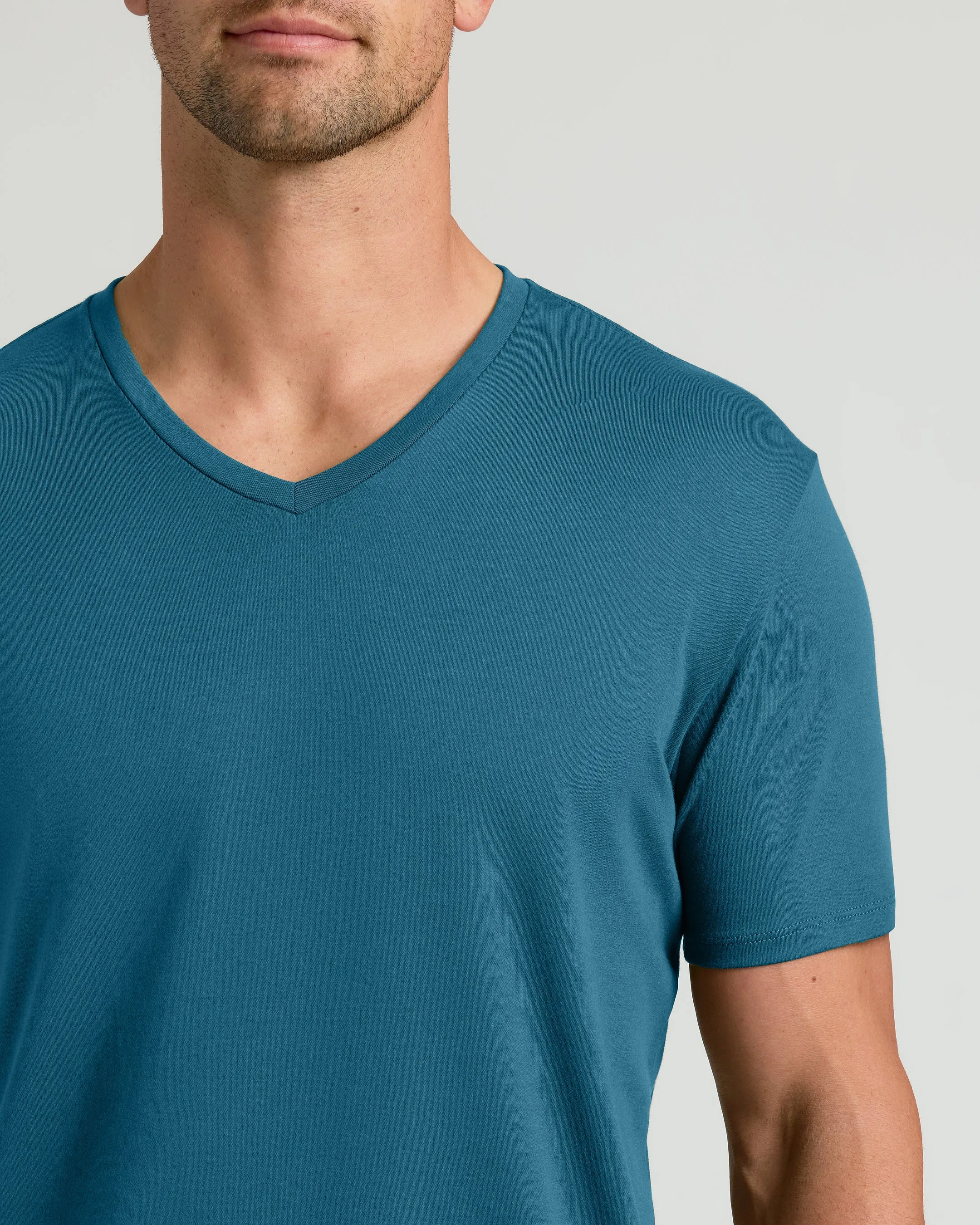 Lagoon Premium Pima V-Neck sold by True Classic product image thumbnail 5
