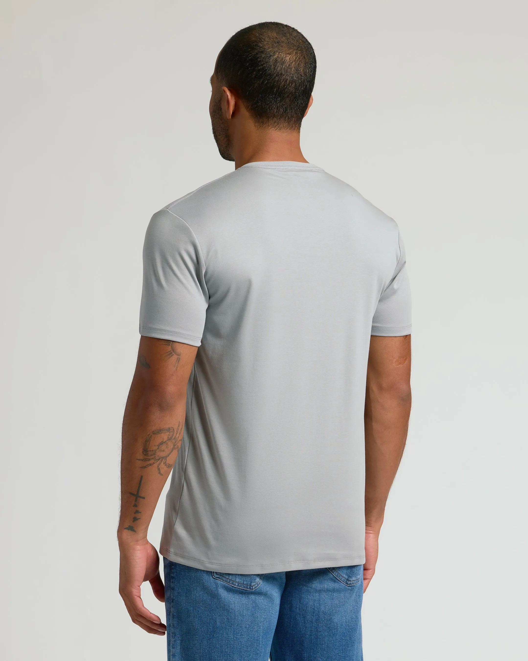 Steel Premium Pima V-Neck sold by True Classic product image thumbnail 3