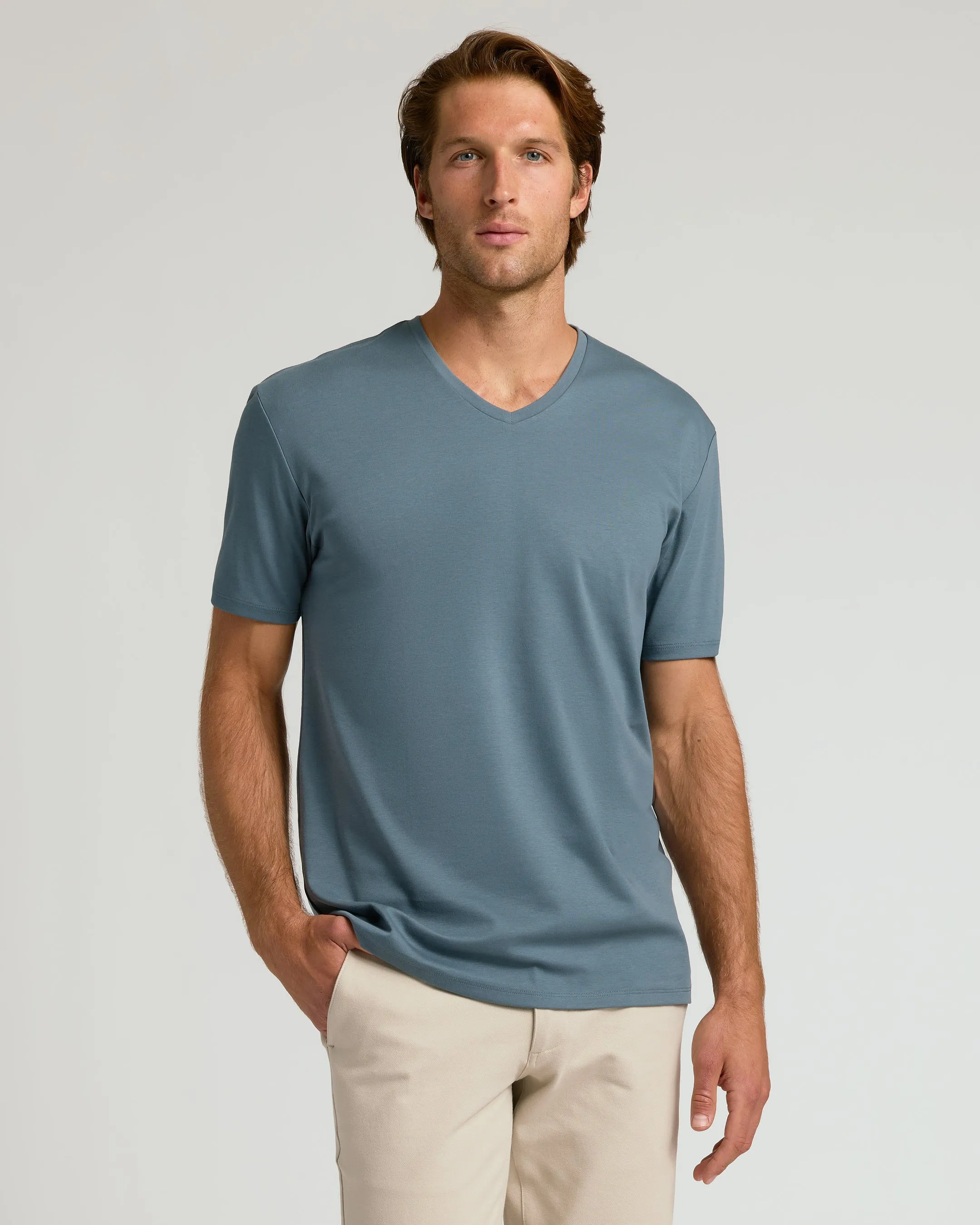 Tempest Pima V-Neck sold by True Classic product image thumbnail 4
