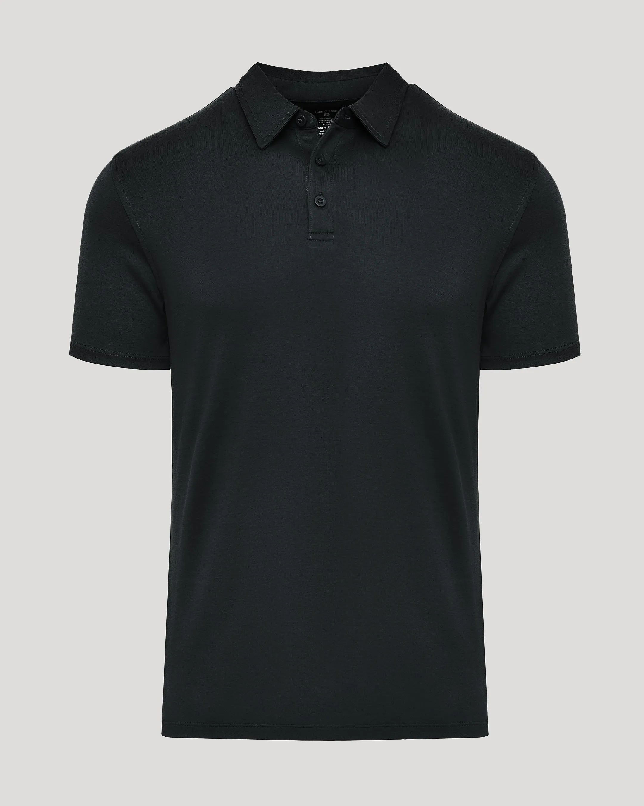 Black Premium Pima Polo sold by True Classic product image thumbnail 2