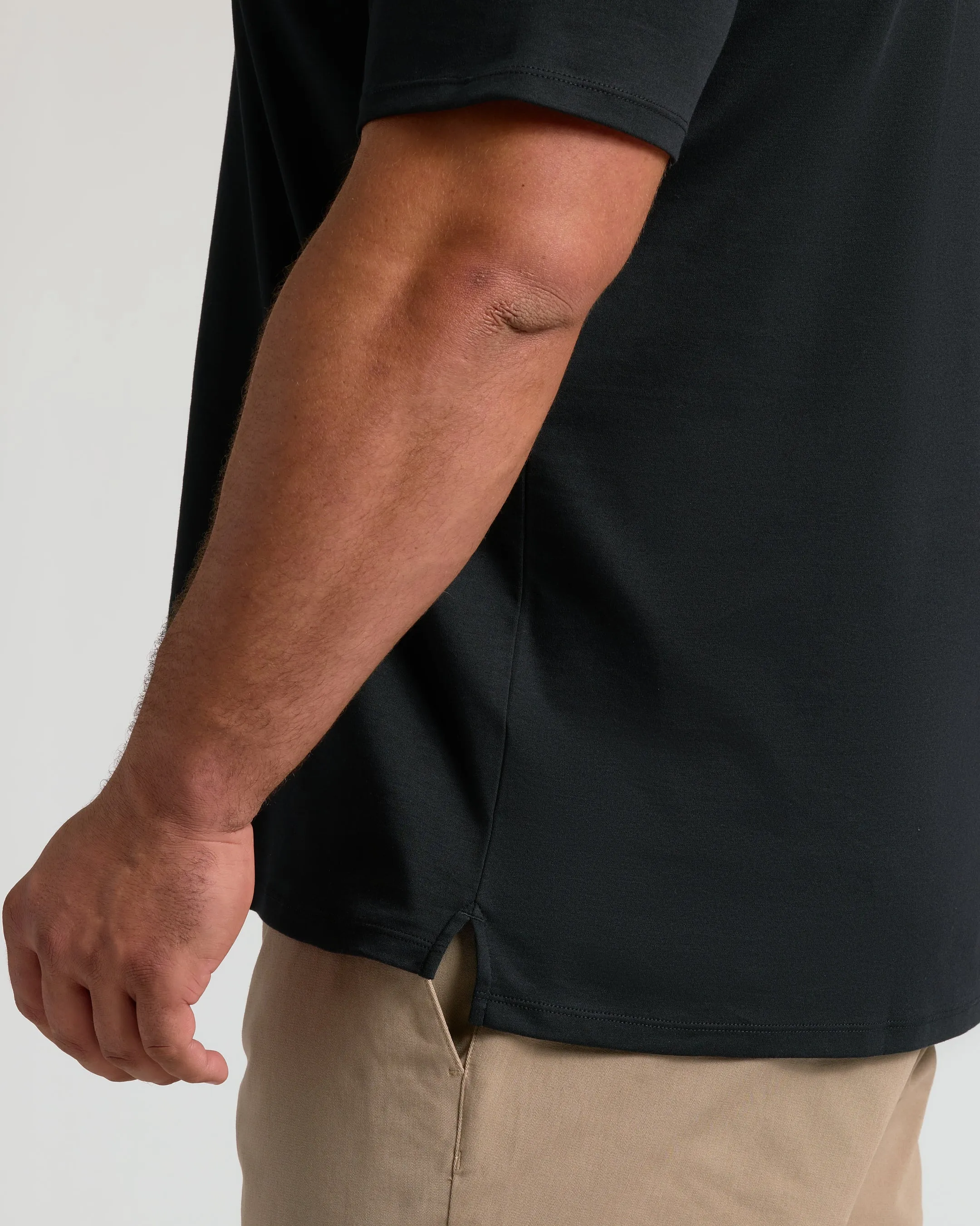 Black Premium Pima Polo sold by True Classic product image thumbnail 5