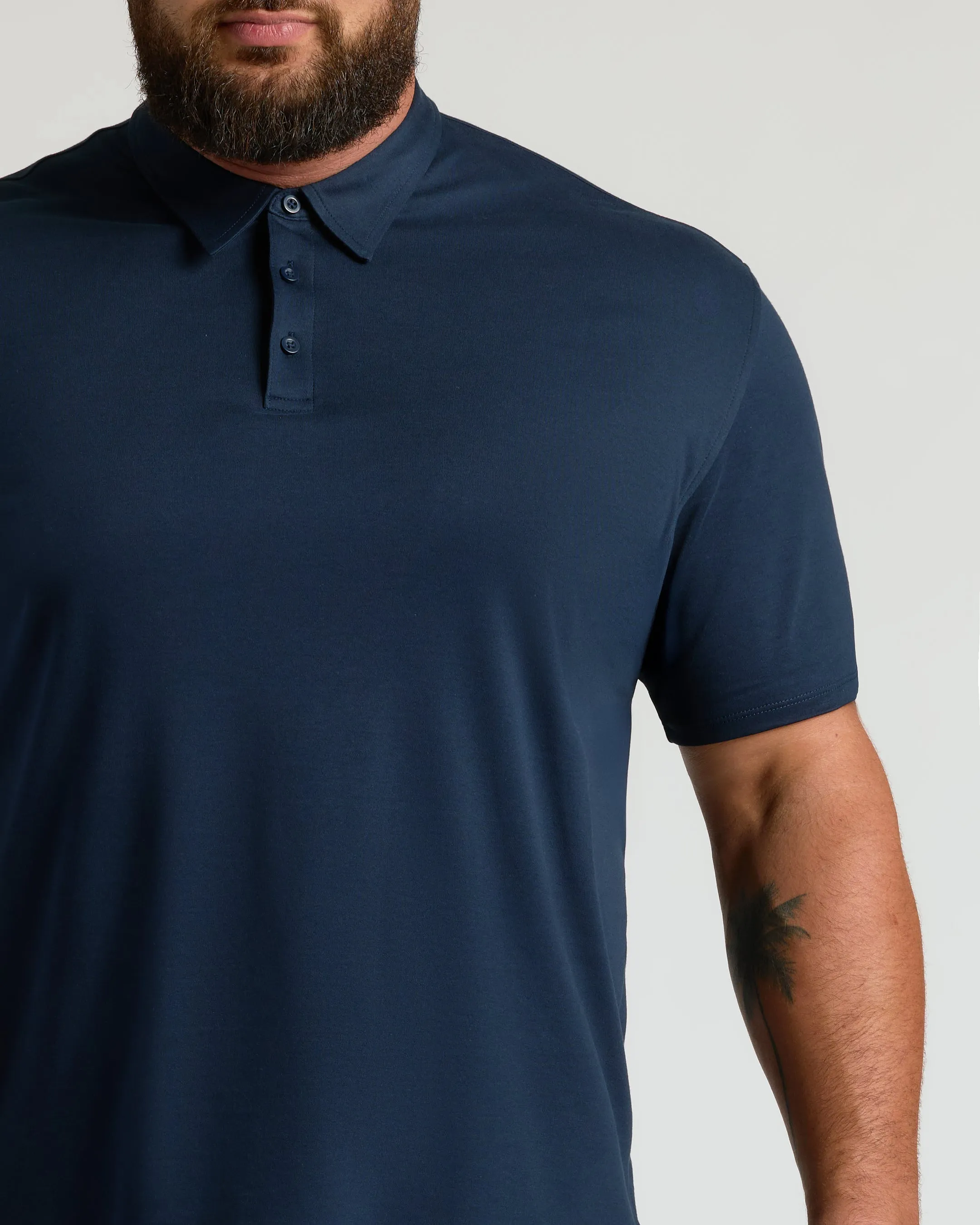 Navy Premium Pima Polo sold by True Classic product image thumbnail 5