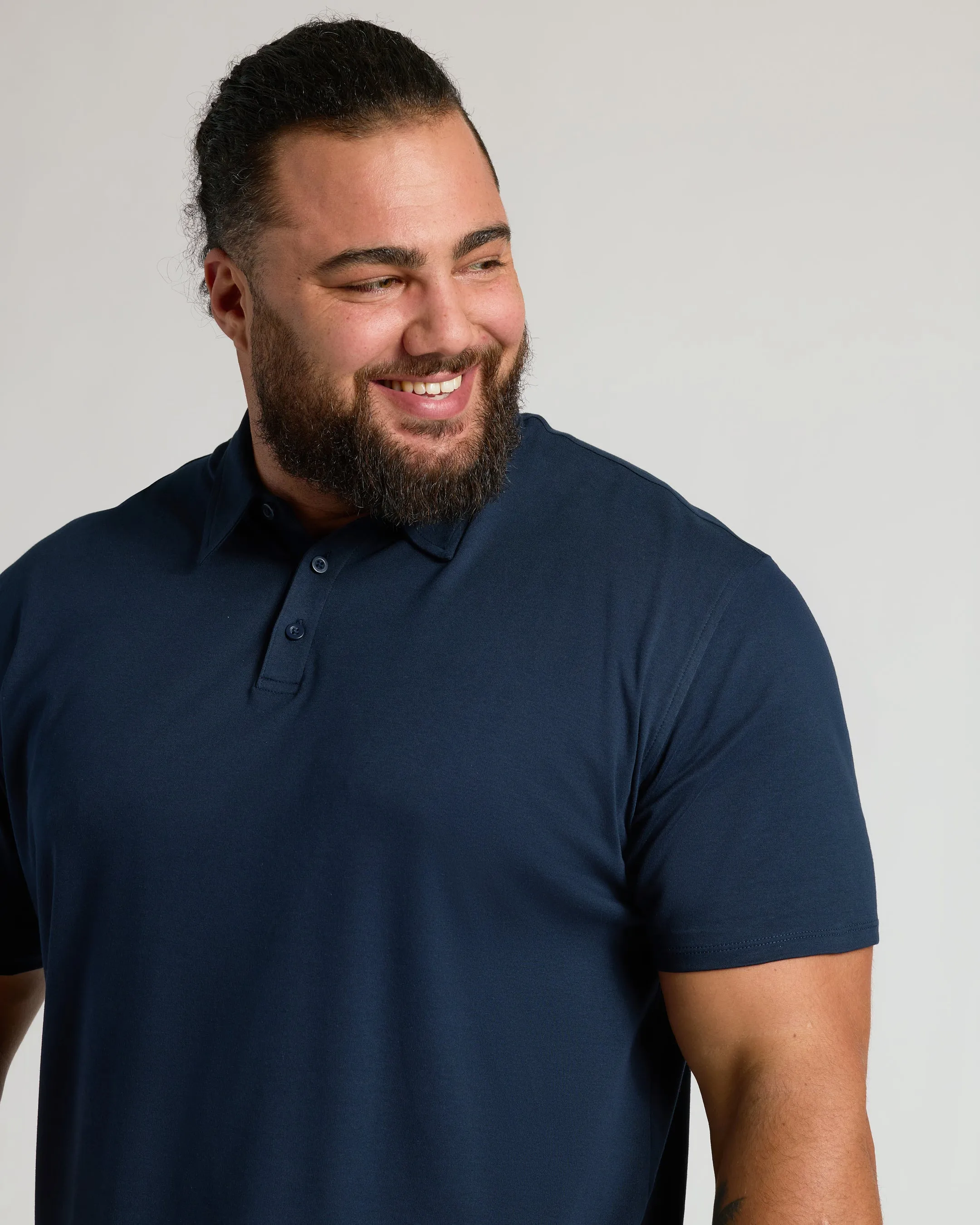 Navy Premium Pima Polo sold by True Classic product image thumbnail 4