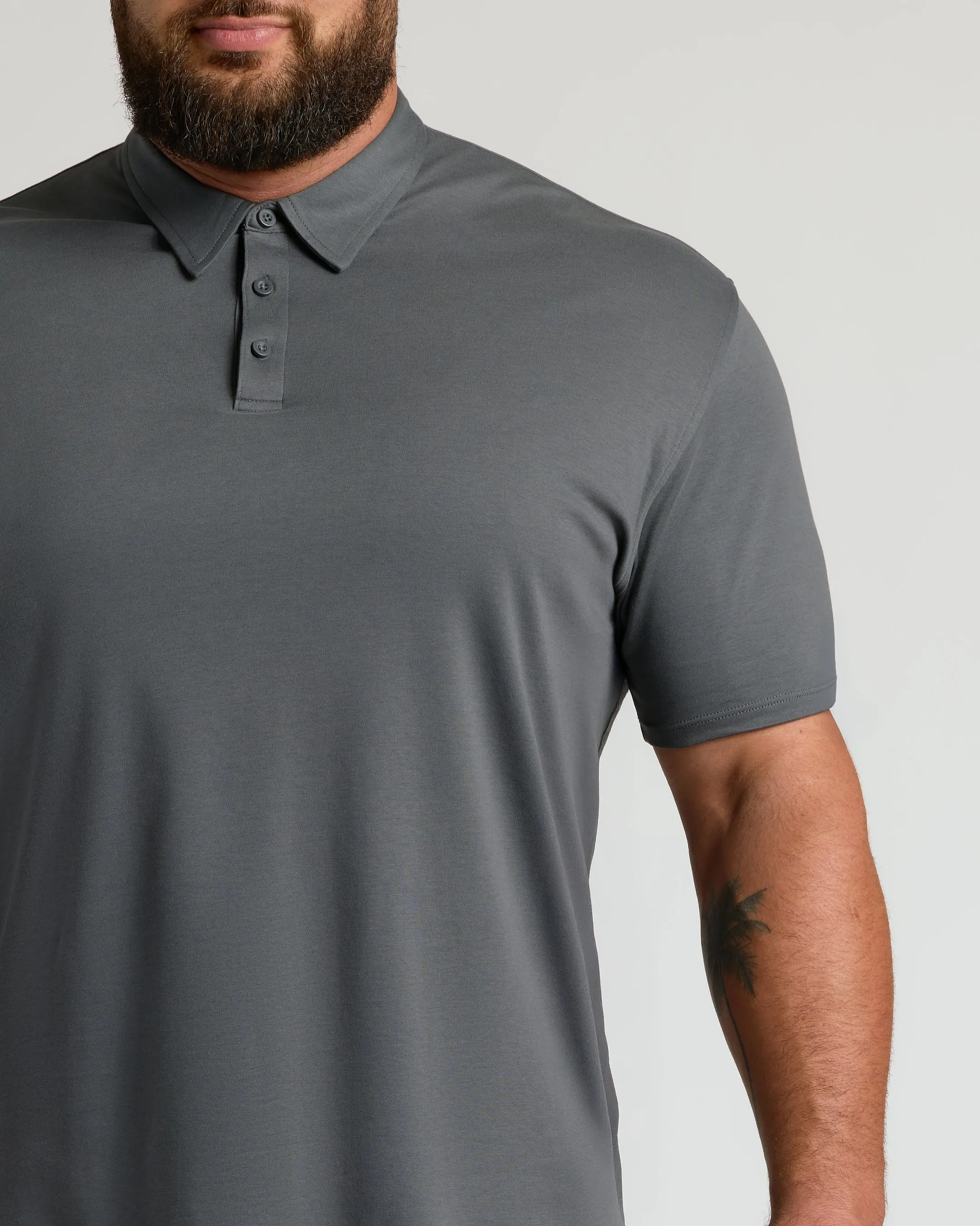Carbon Premium Pima Polo sold by True Classic product image thumbnail 5