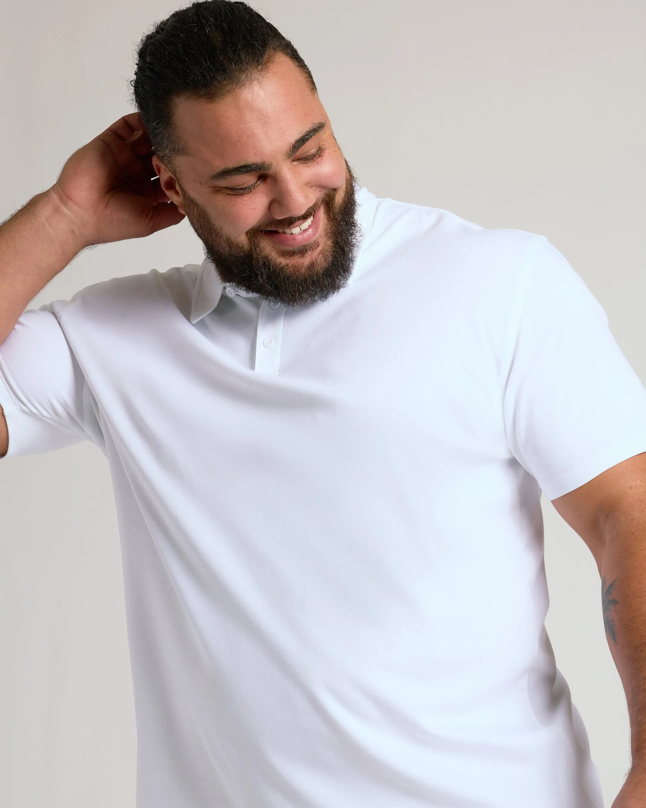 White Premium Pima Polo sold by True Classic product image thumbnail 5