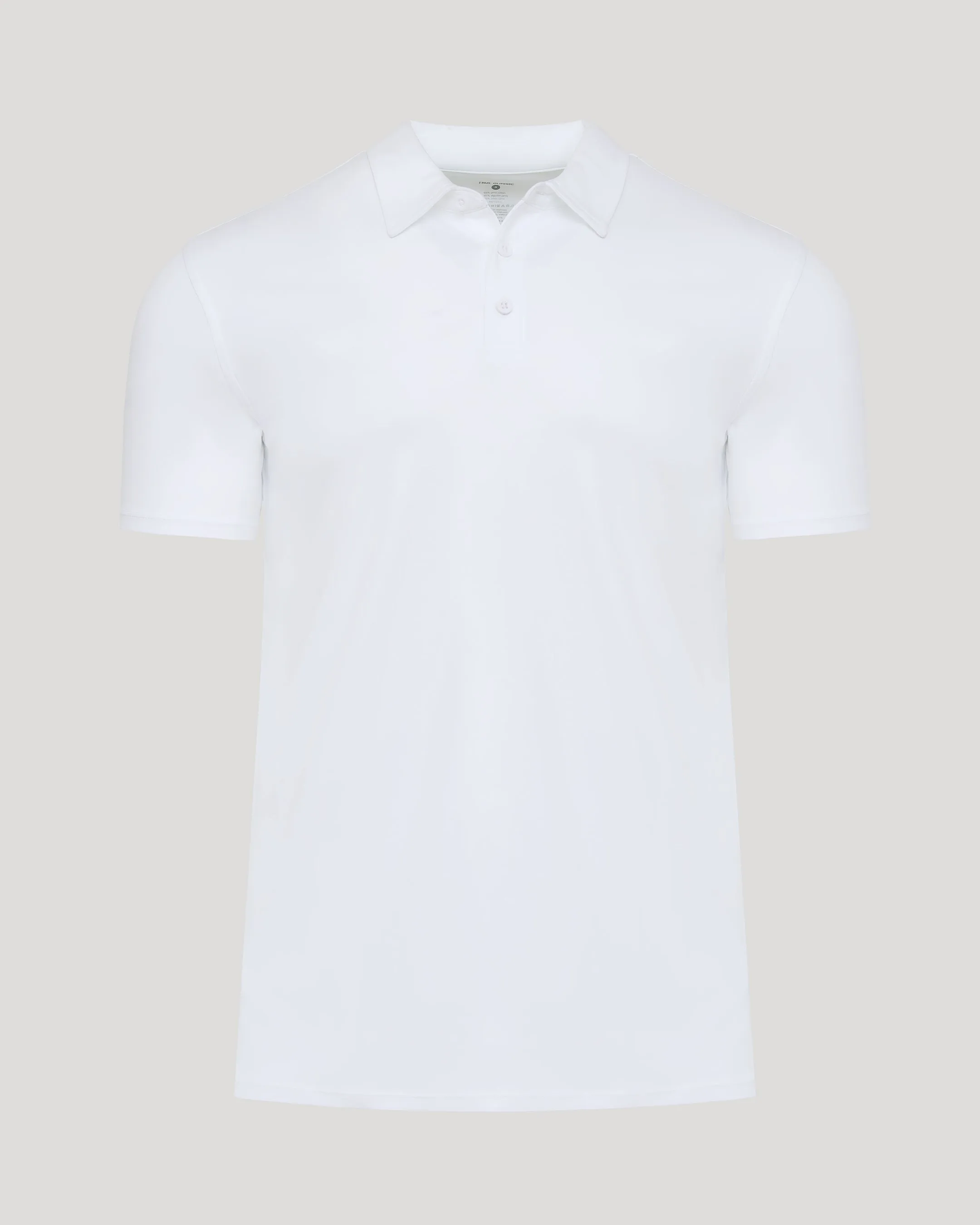 White Premium Pima Polo sold by True Classic product image thumbnail 2
