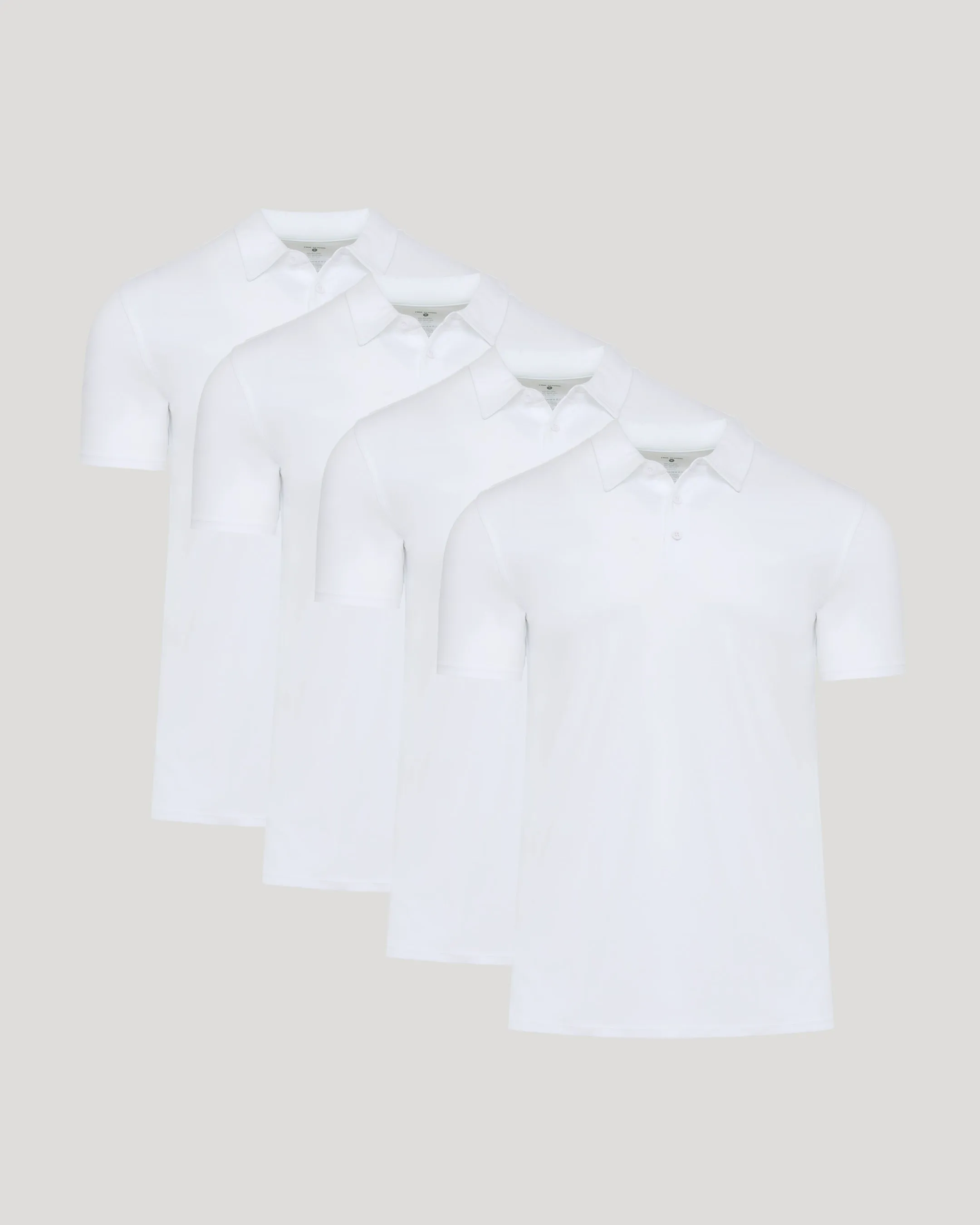 White Premium Pima Polo 4-Pack sold by True Classic