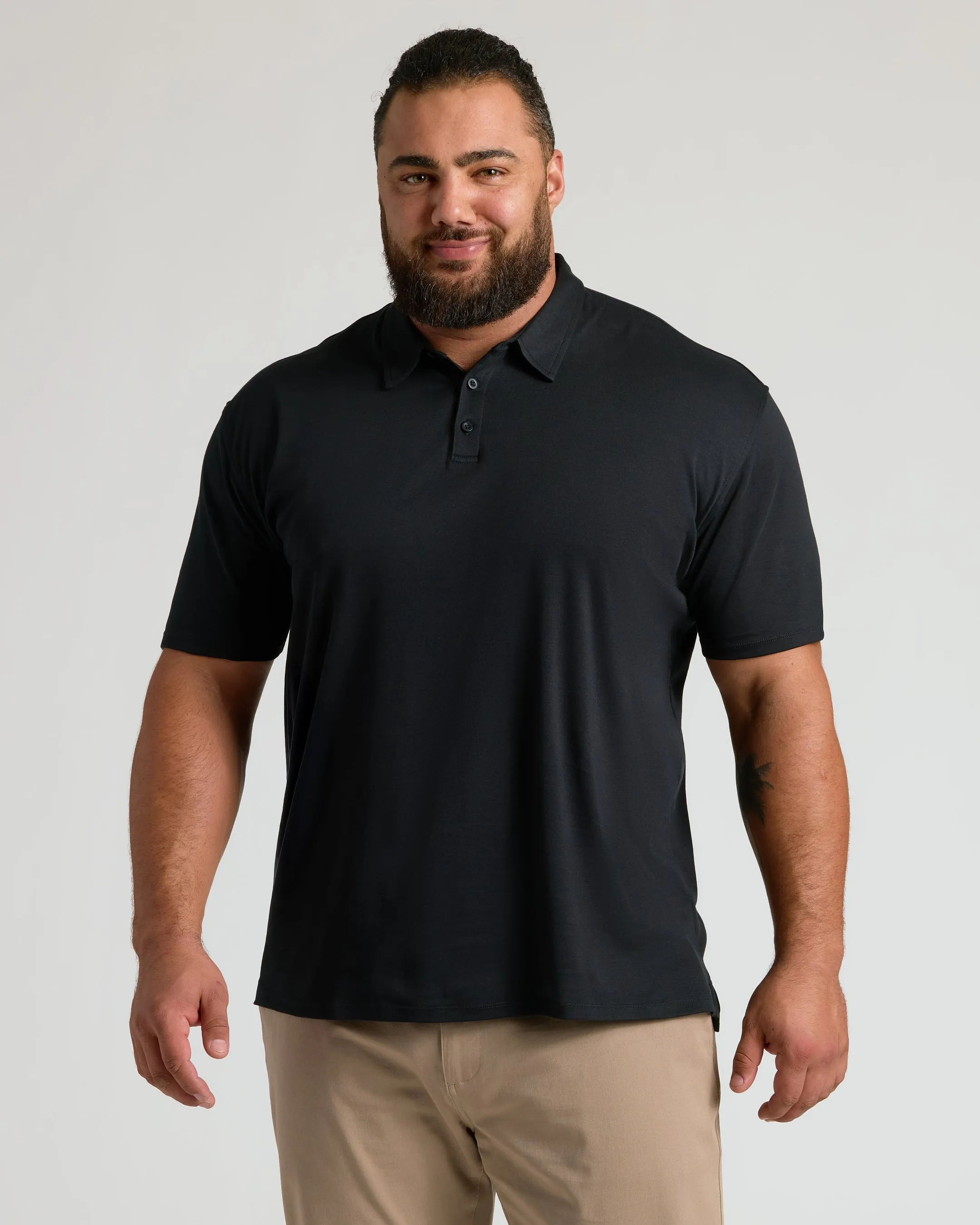 Black Premium Pima Polo 4-Pack sold by True Classic product image thumbnail 2