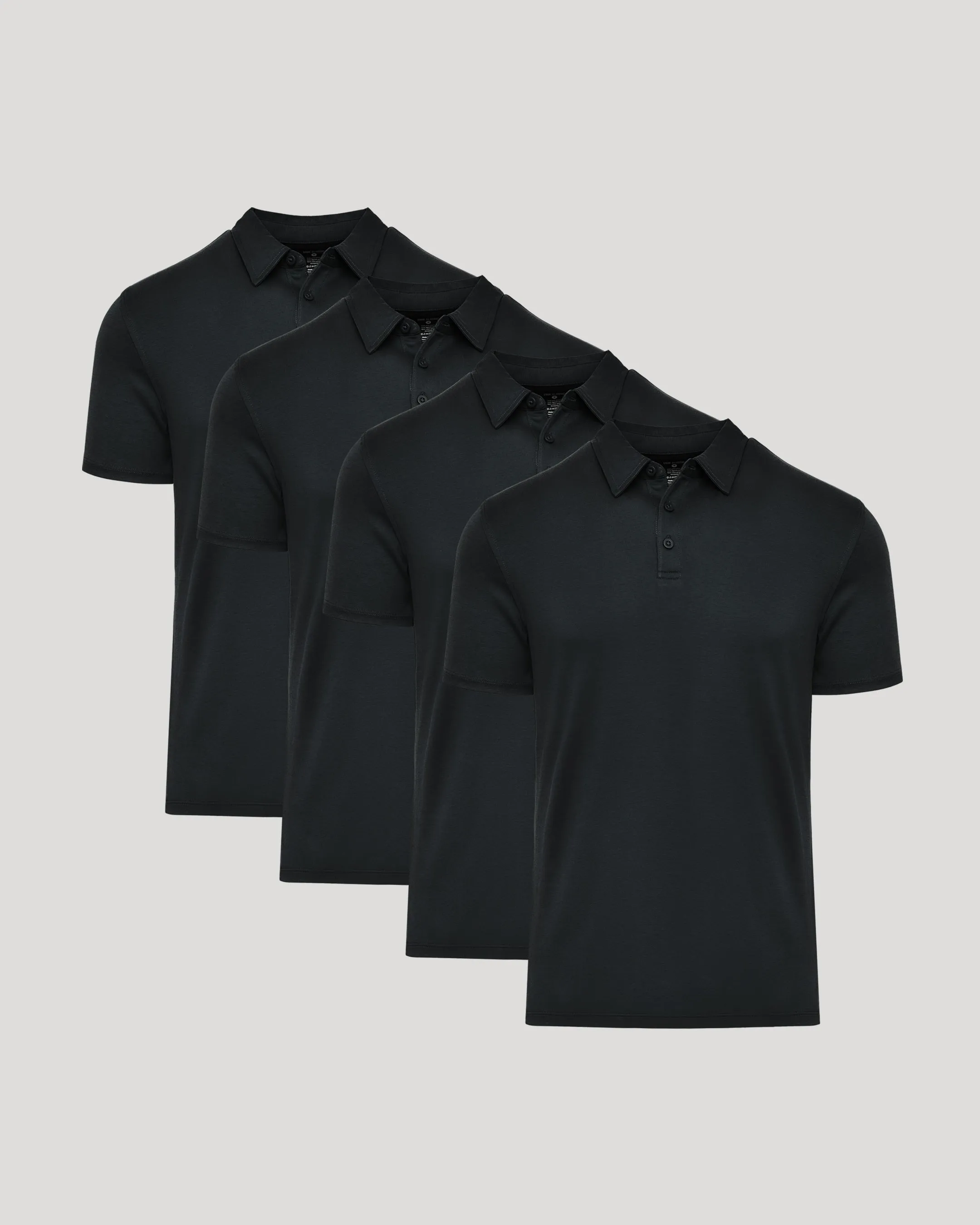 Black Premium Pima Polo 4-Pack sold by True Classic
