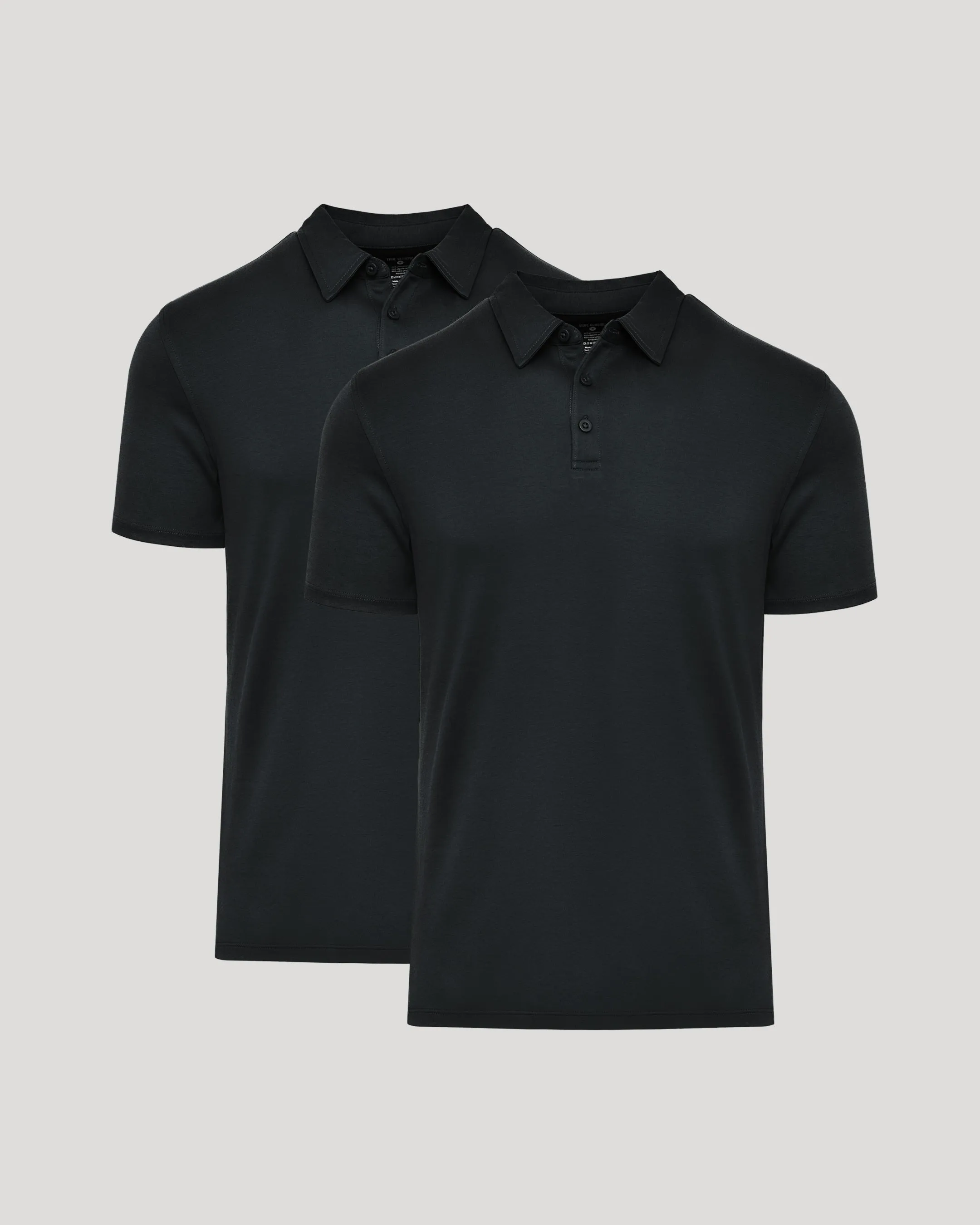 Black Premium Pima Polo 2-Pack sold by True Classic