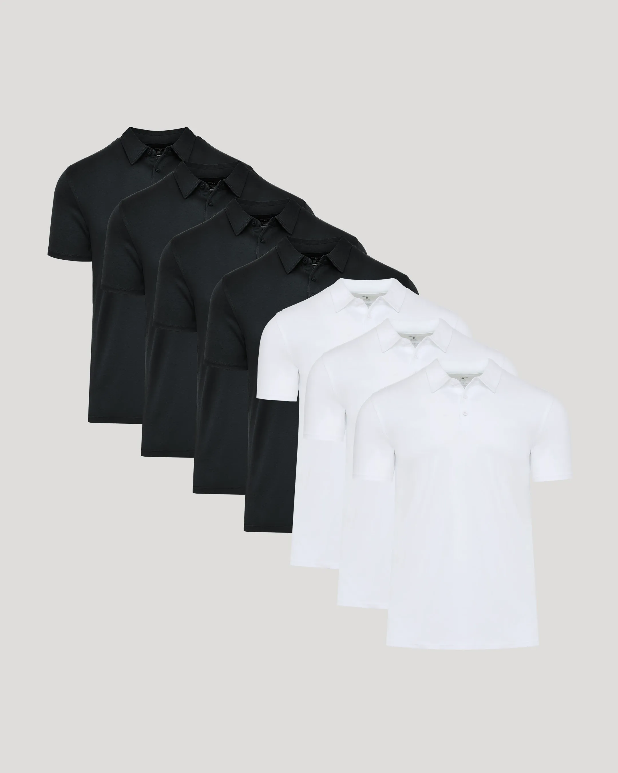 Black & White Premium Pima Polo 7-Pack sold by True Classic