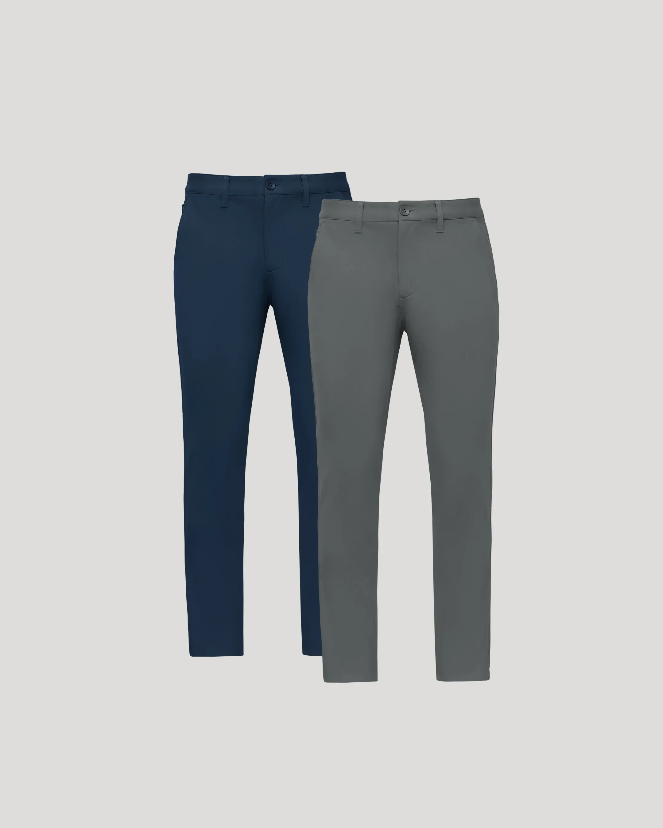 Navy & Carbon Slim Chino Pants 2-Pack sold by True Classic
