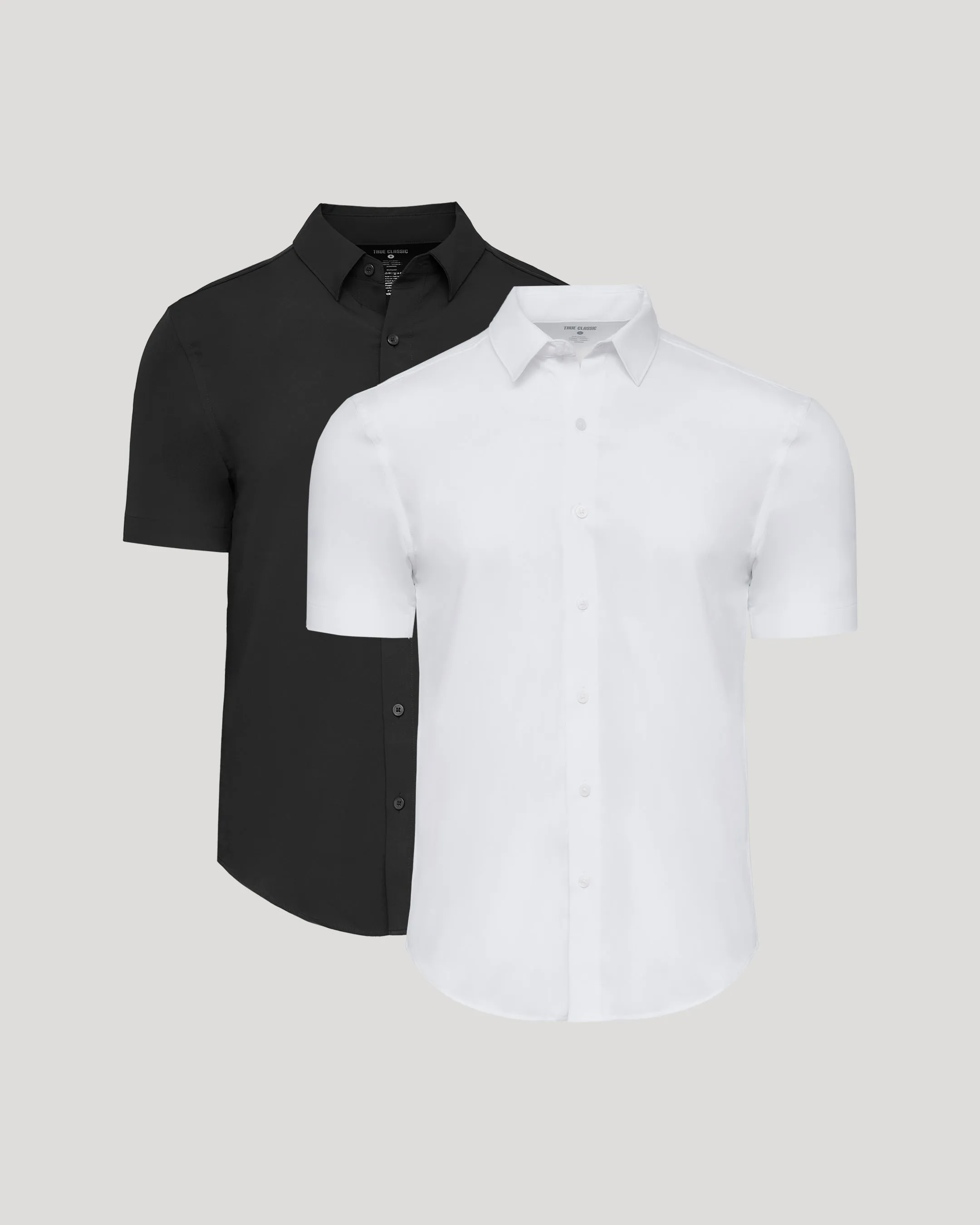 Black & White Short Sleeve Performance Dress Shirt 2-Pack sold by True Classic