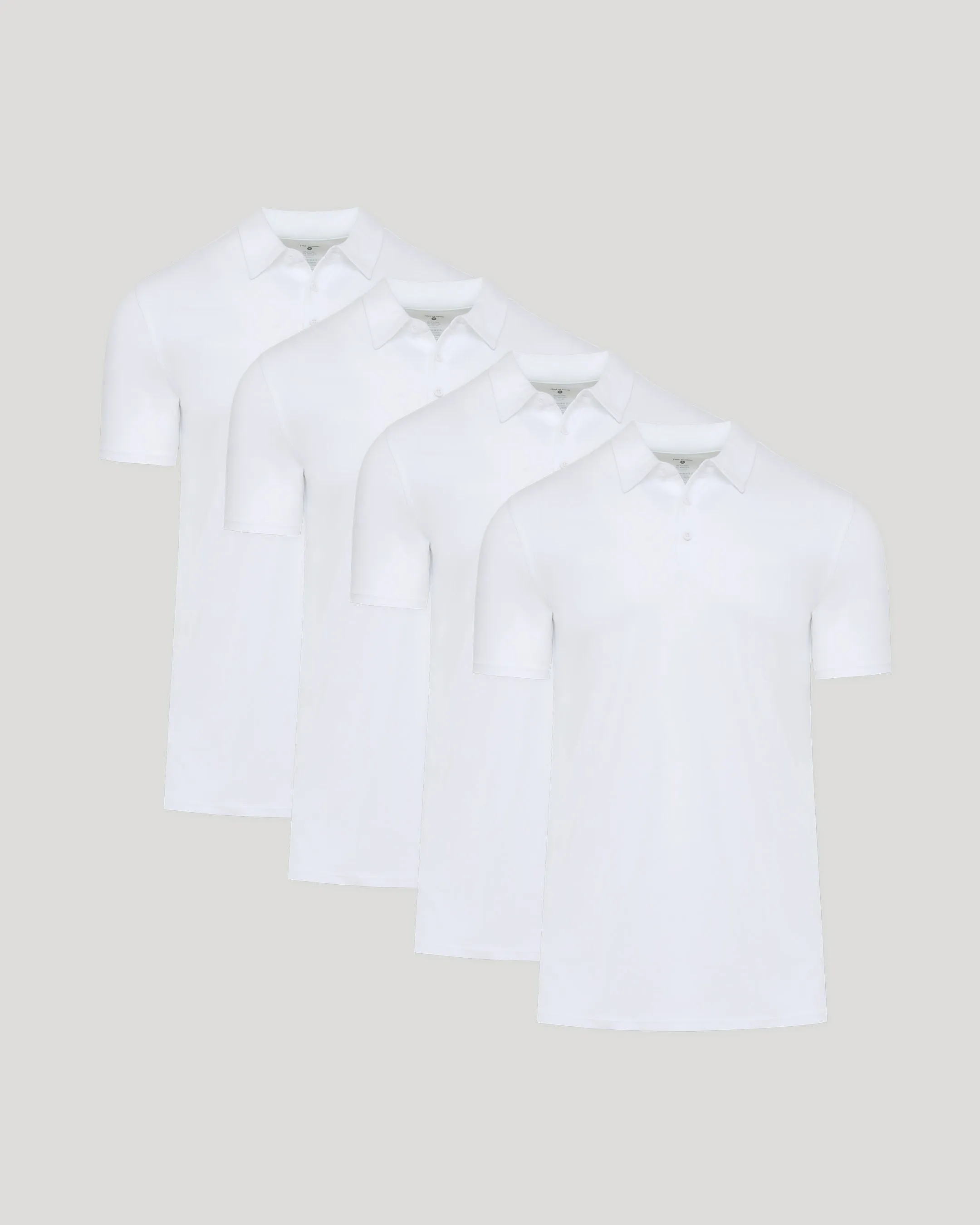 White Tall Premium Pima Polo 4-Pack sold by True Classic