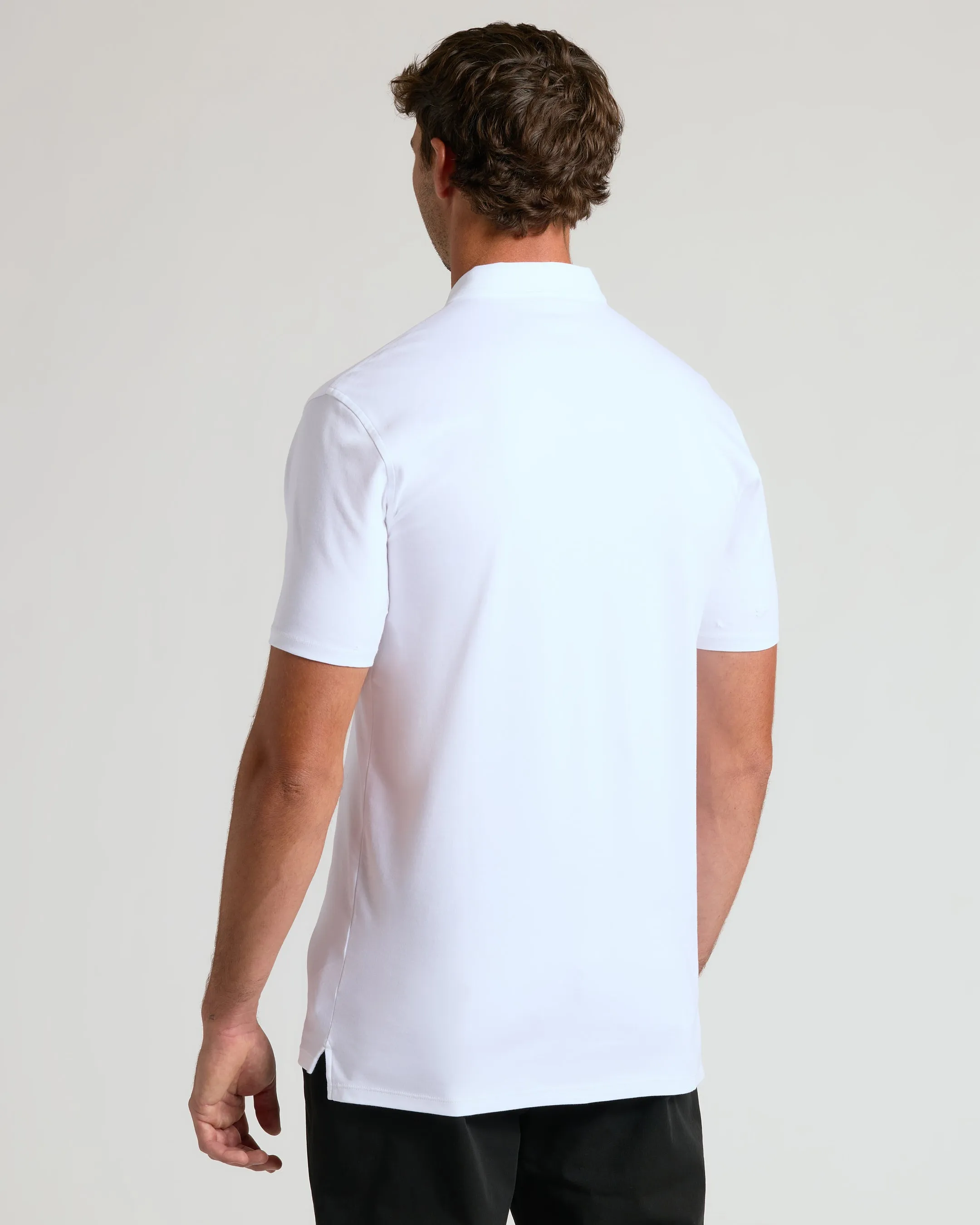 White Tall Premium Pima Polo 2-Pack sold by True Classic product image thumbnail 3