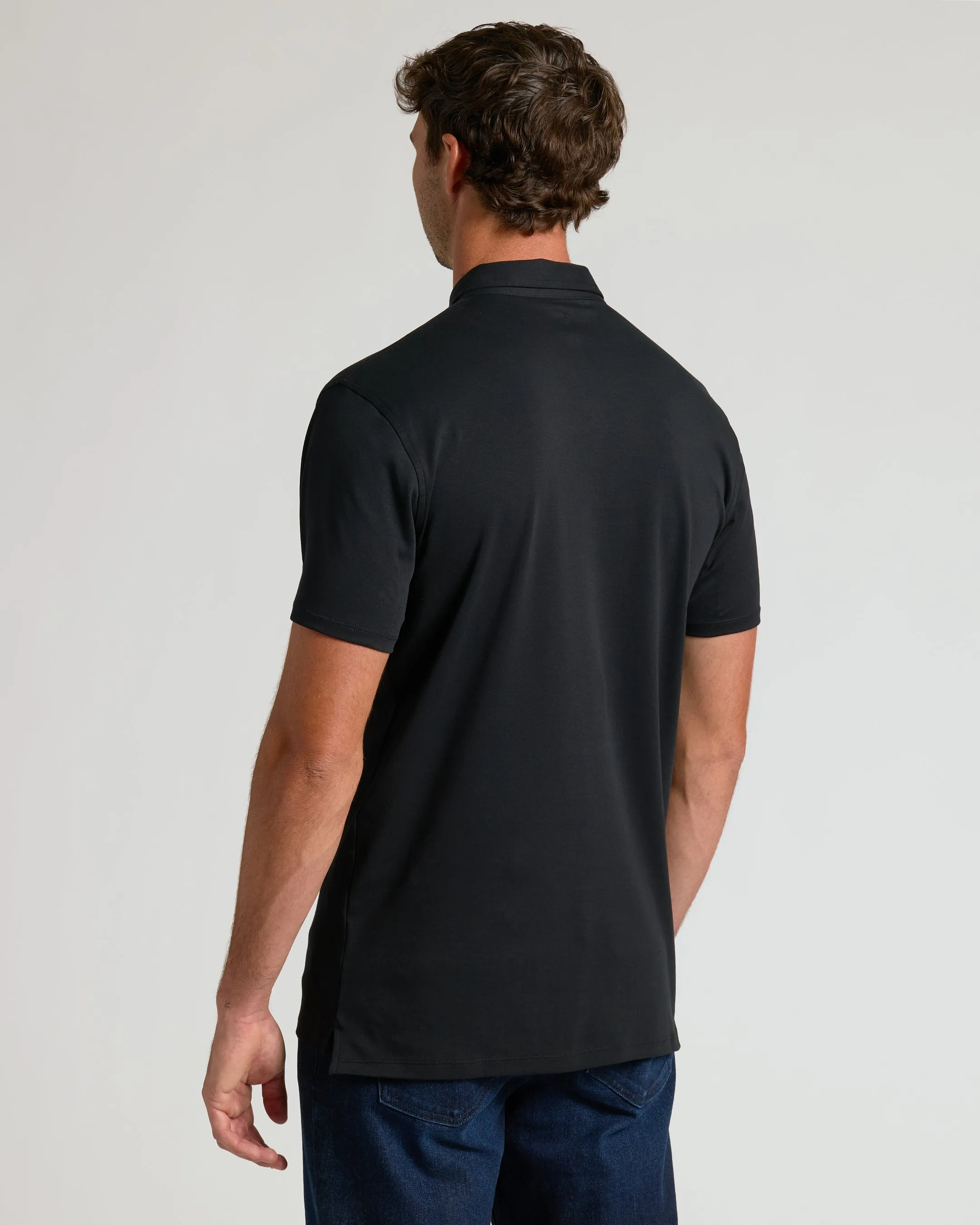 Black Tall Premium Pima Polo 2-Pack sold by True Classic product image thumbnail 3