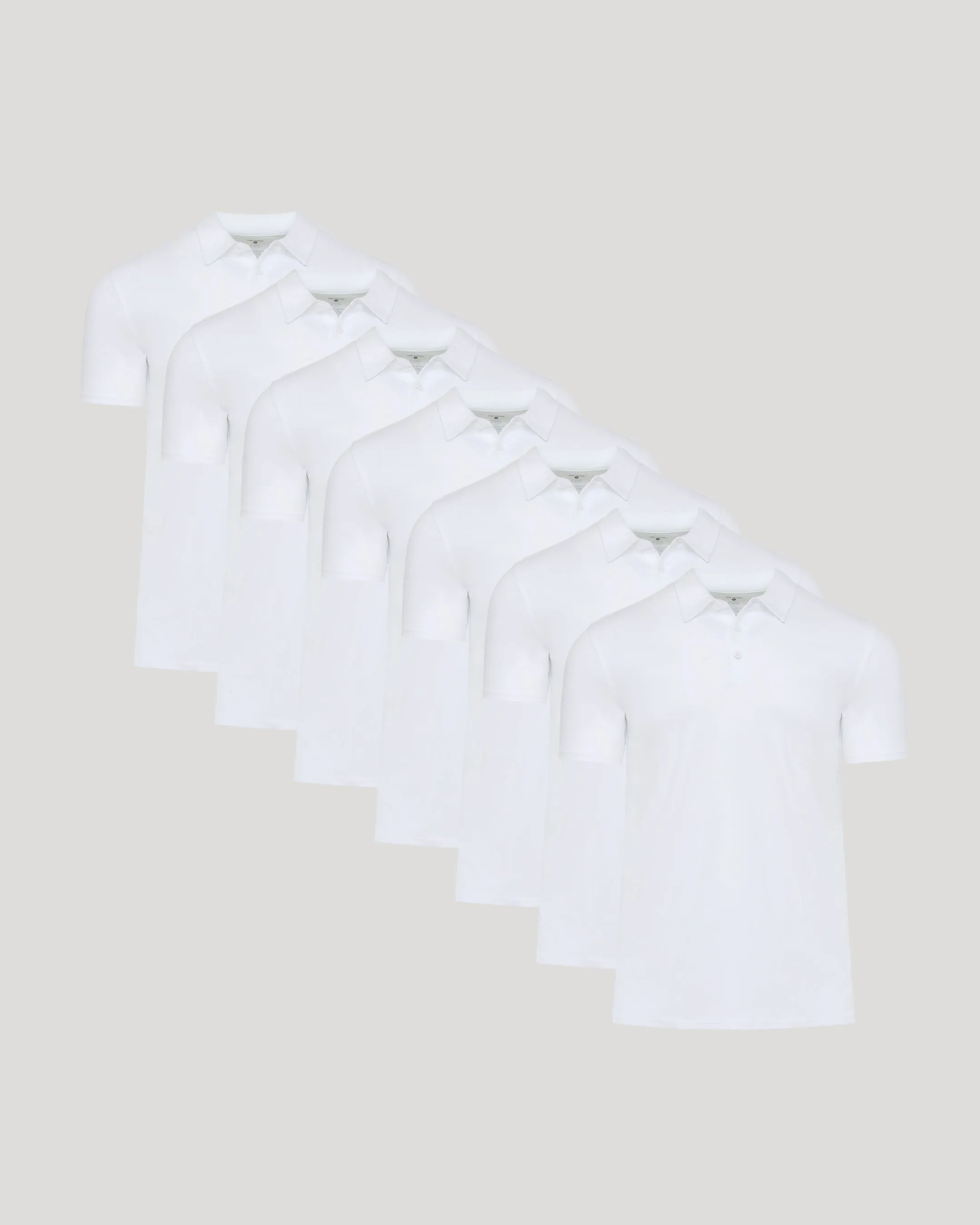 White Premium Pima Polo 7-Pack sold by True Classic