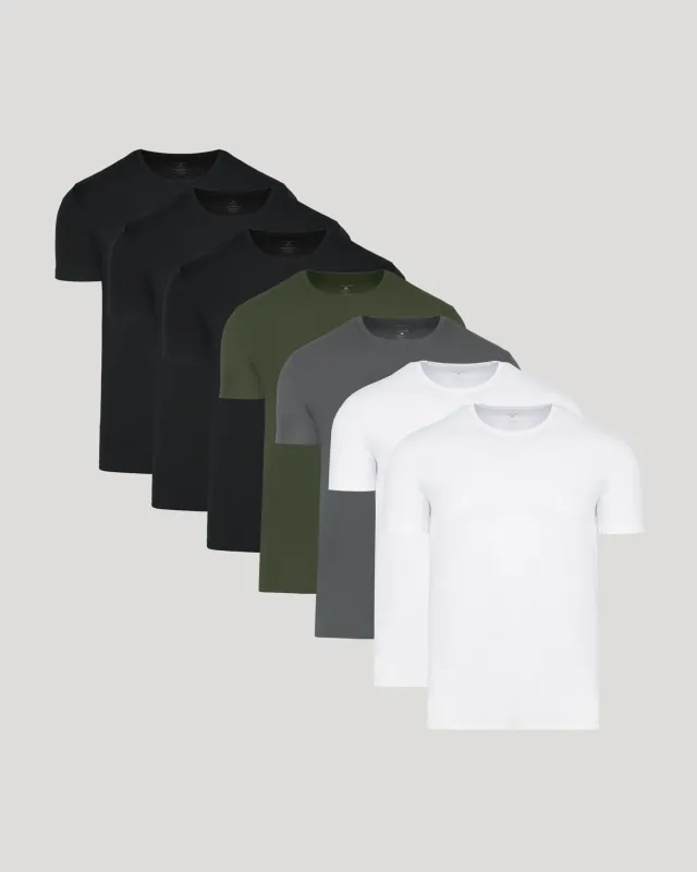 The Staple Pima Crew Neck 7-Pack sold by True Classic