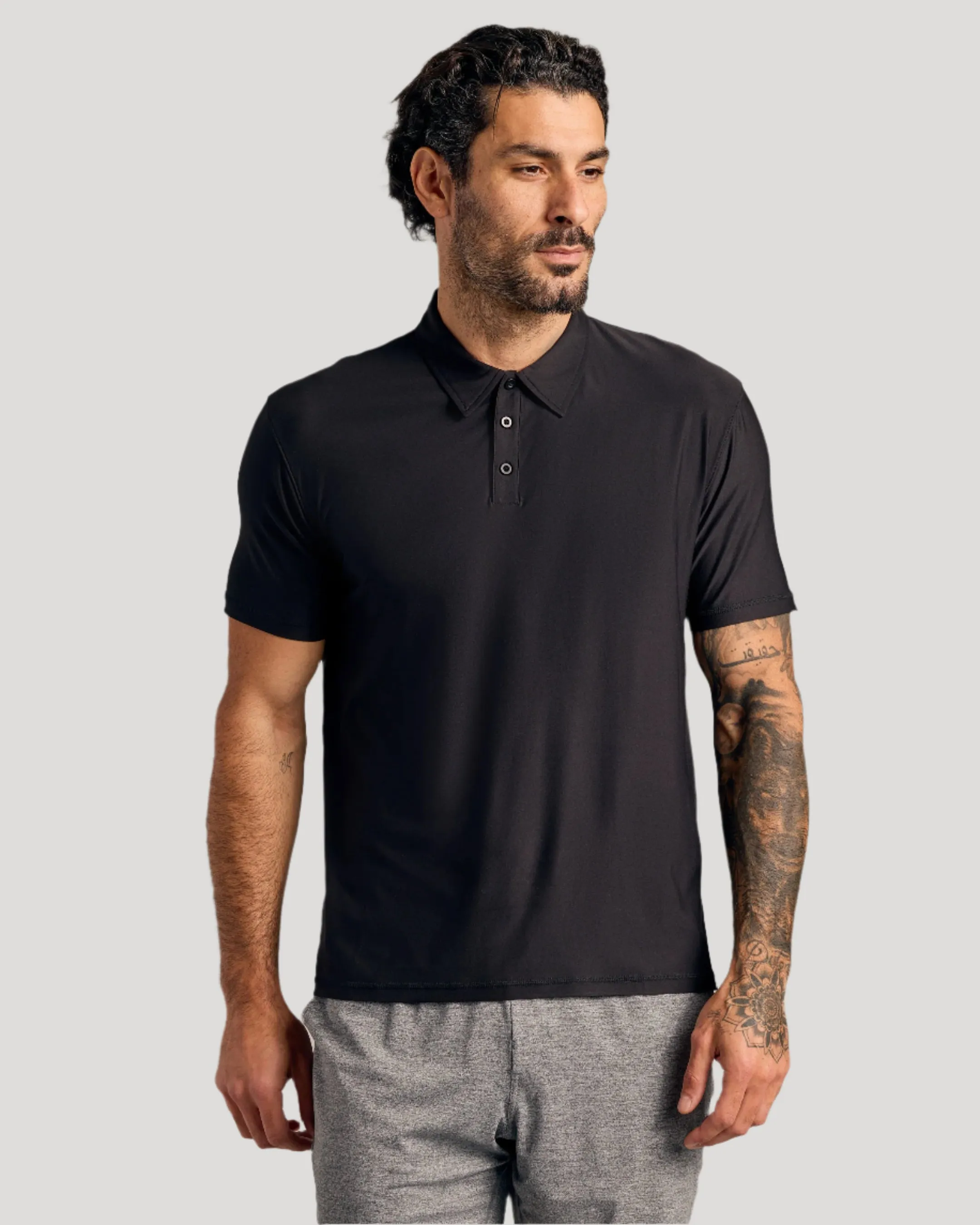 Black Active Polo 3-Pack sold by True Classic product image thumbnail 2