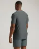 Charcoal Heather Gray Tall Active V-Neck sold by True Classic