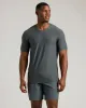 Charcoal Heather Gray Tall Active V-Neck sold by True Classic