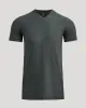 Charcoal Heather Gray Tall Active V-Neck sold by True Classic
