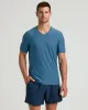 Dark Heather Bluebird Active V-Neck sold by True Classic
