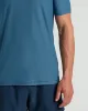 Dark Heather Bluebird Active V-Neck sold by True Classic