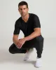 Black Active V-Neck sold by True Classic