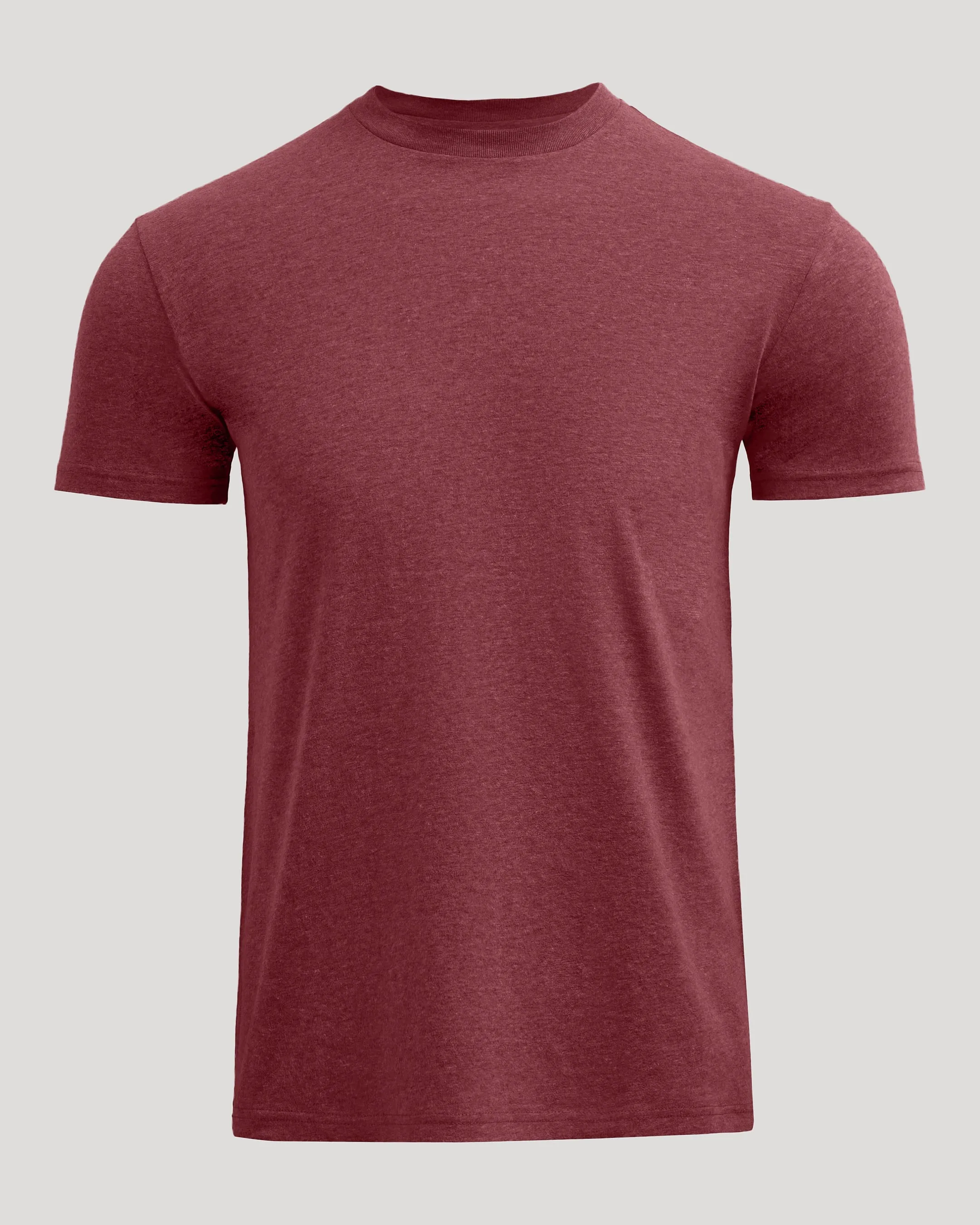 Dark Heather Claret Classic Crew Neck sold by True Classic product image thumbnail 2