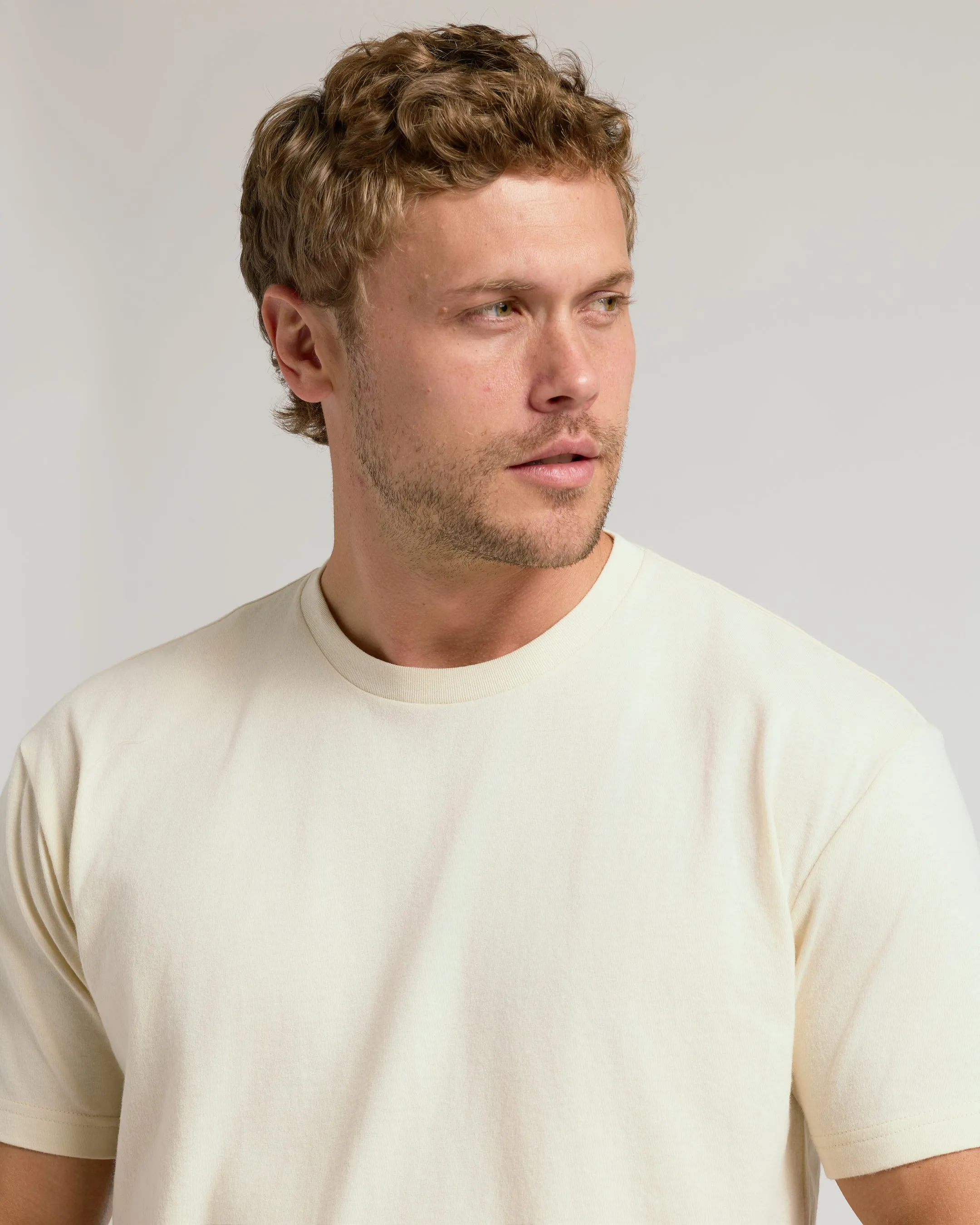 Alabaster Classic Crew Neck sold by True Classic product image thumbnail 5