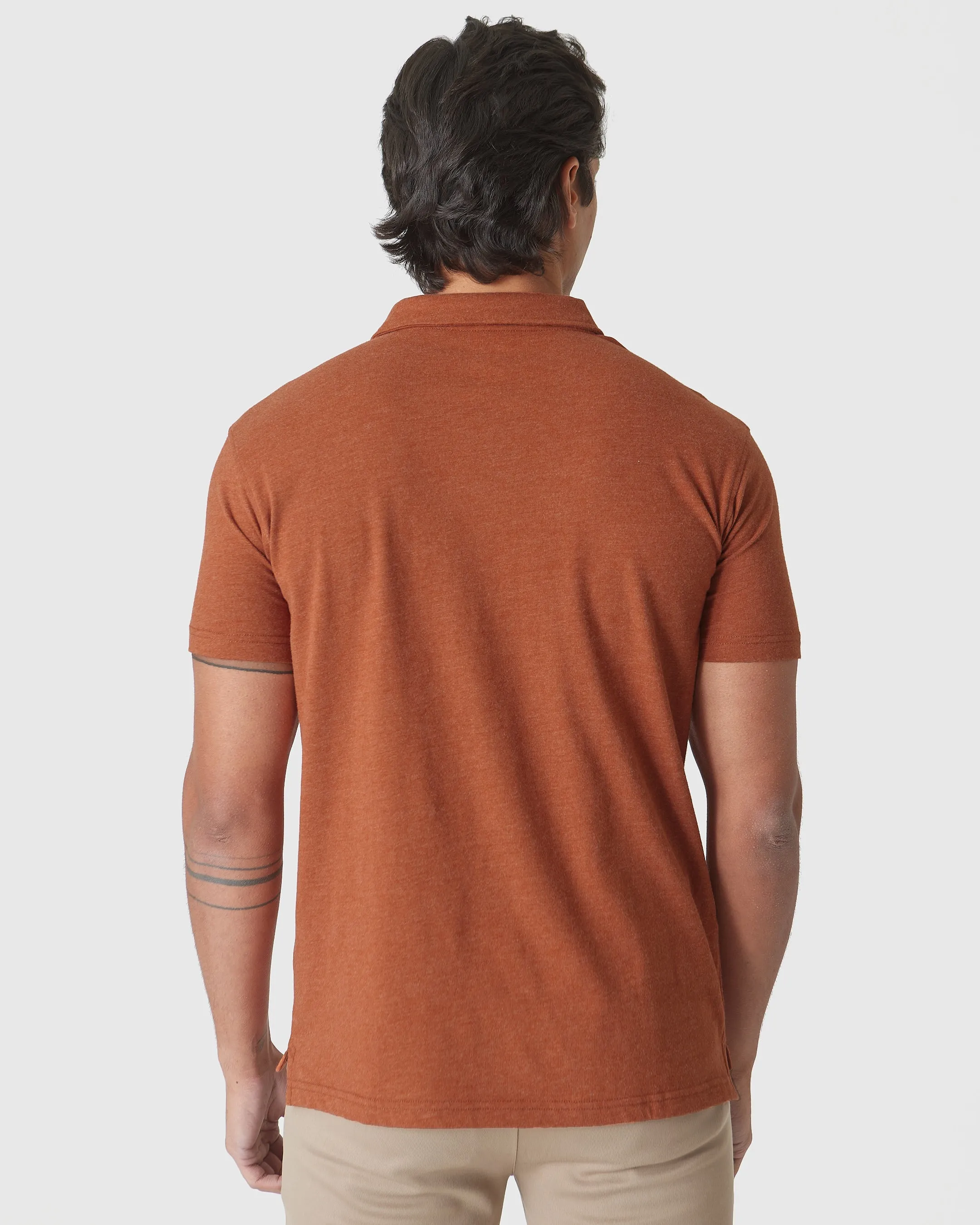 Heather Gingersnap Mane Classic Polo sold by True Classic product image thumbnail 3