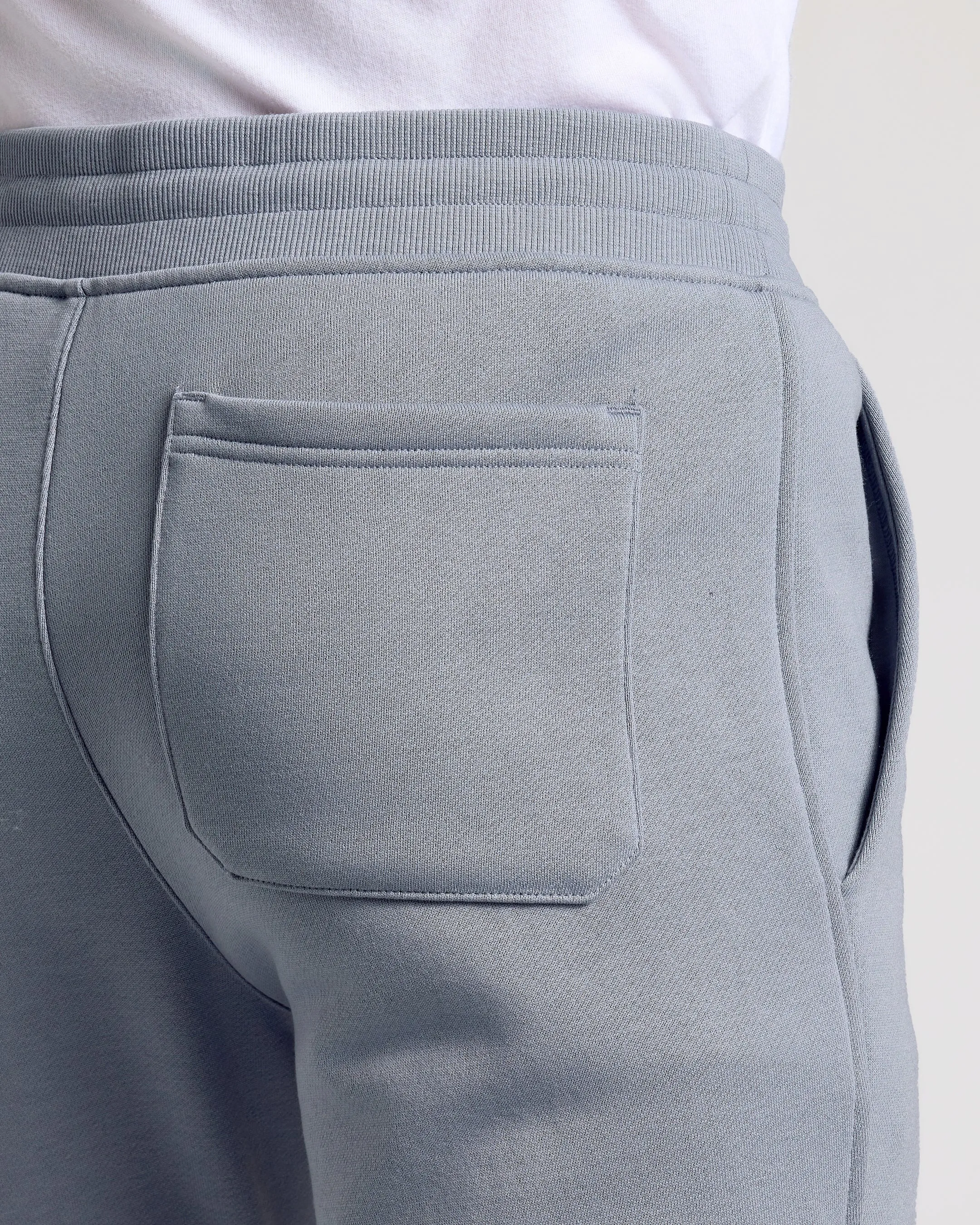 Dusty Blue Fleece French Terry Joggers sold by True Classic product image thumbnail 5