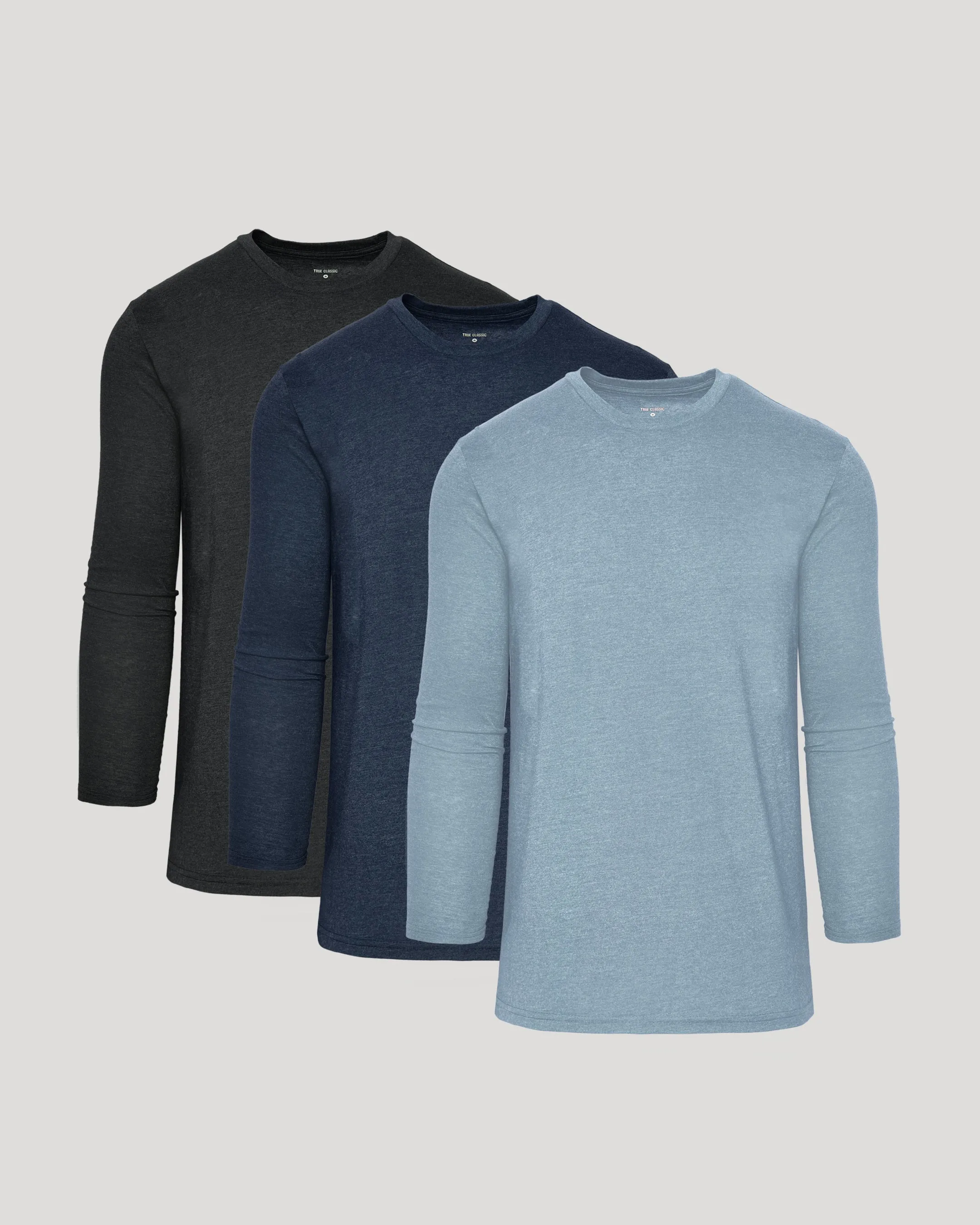 Timeless Tall Long Sleeve T-Shirt 3-Pack sold by True Classic
