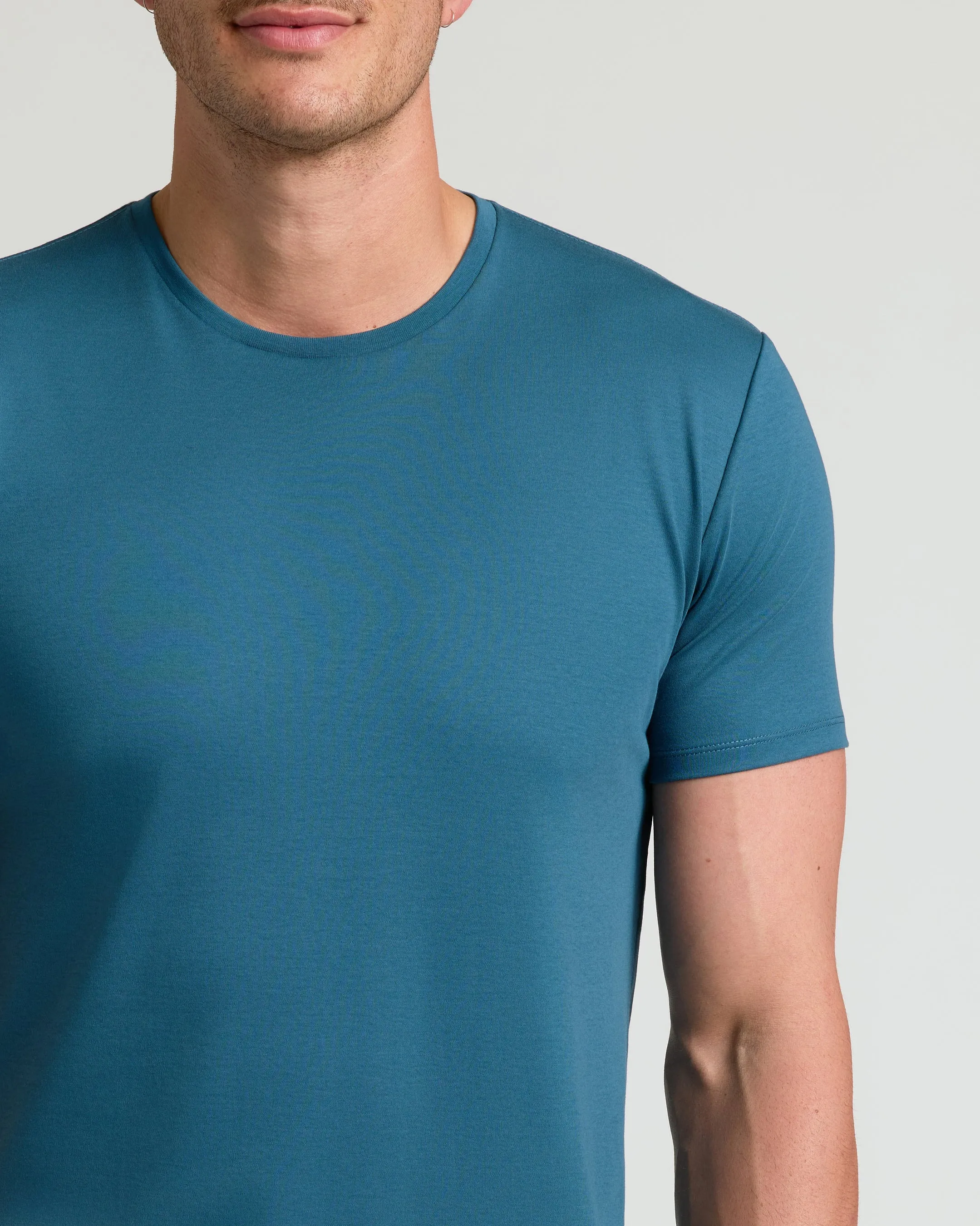 Lagoon Tall Premium Pima Crew Curved Hem sold by True Classic product image thumbnail 5