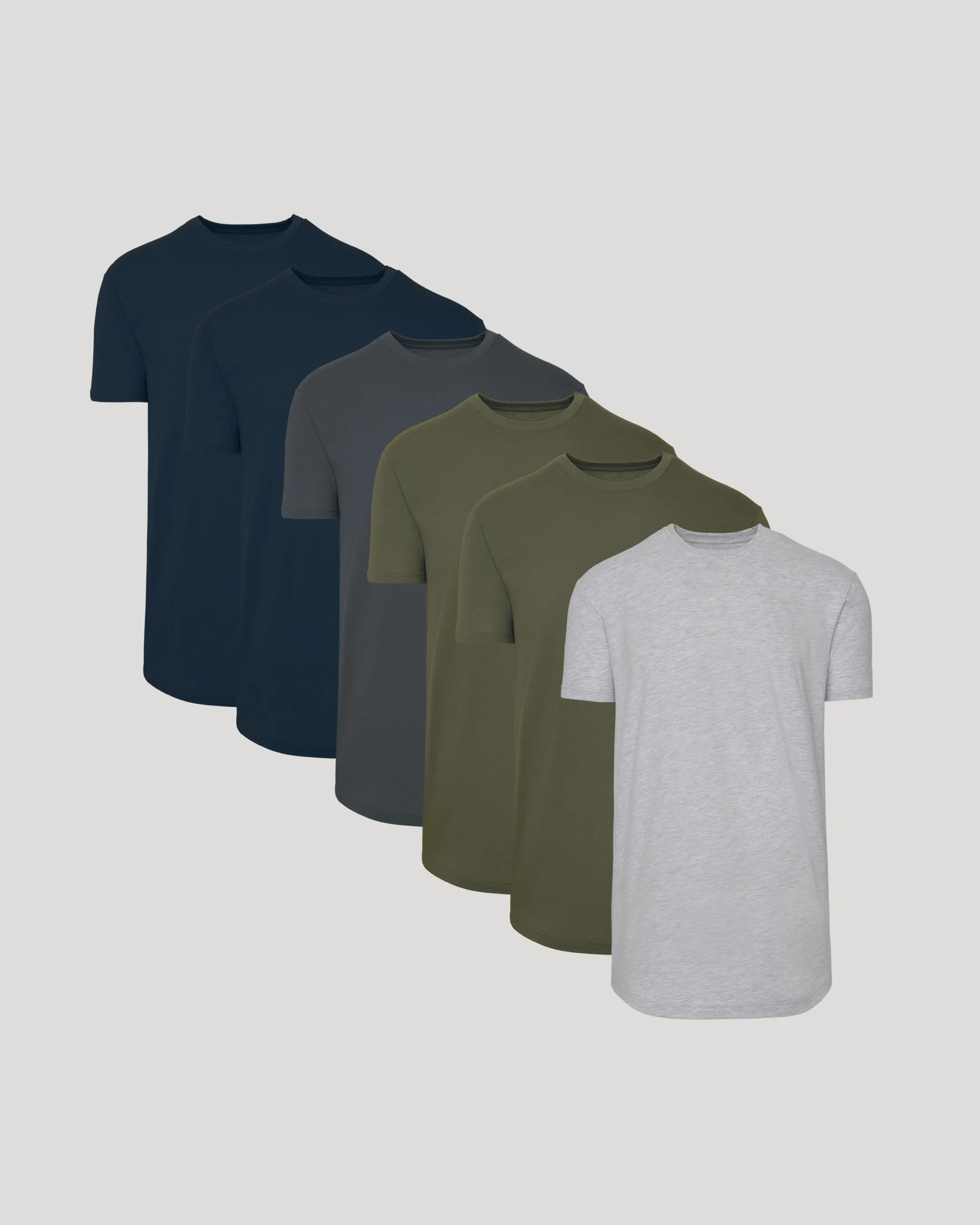 Short Sleeve Tall Curved Hem Crew 6-Pack sold by True Classic