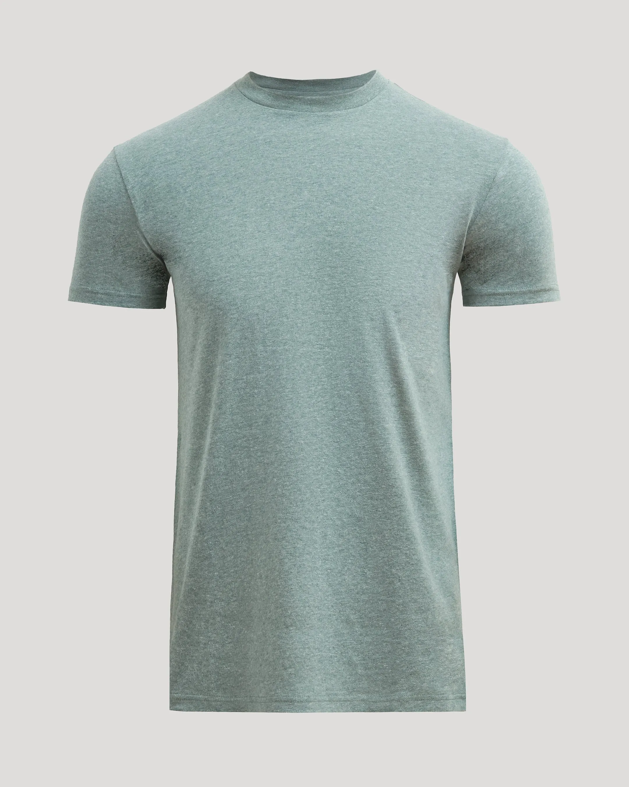 Heather Balsam Tall Straight Hem Crew Neck T-Shirt sold by True Classic product image thumbnail 2
