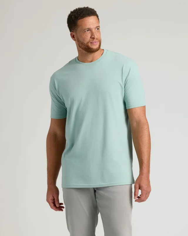 Seabreeze Tall Straight Hem Crew Neck T-Shirt sold by True Classic