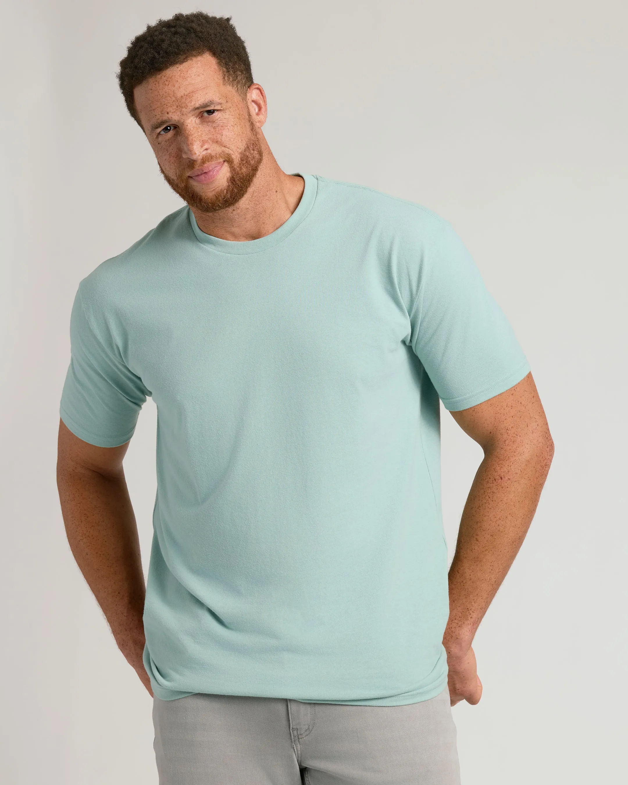 Seabreeze Tall Straight Hem Crew Neck T-Shirt sold by True Classic product image thumbnail 4
