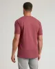 Dark Heather Claret Tall Straight Hem Crew Neck T-Shirt sold by True Classic